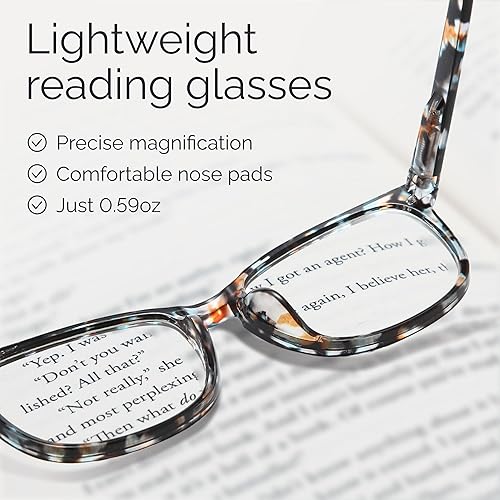 Miniatura 3 de CCVOO - Anteojos de lectura para mujeres y hombres, con filtro de luz azul, lectores, anteojos unisex para computadora, lentes de cerca