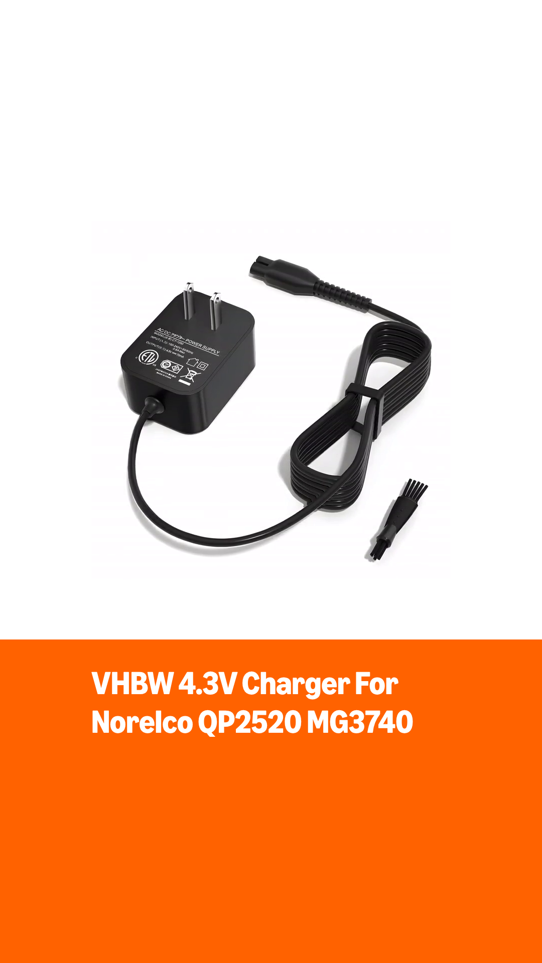 Amazon.com: VHBW Charger Cord for Philips Norelco MG3740 & QP2520