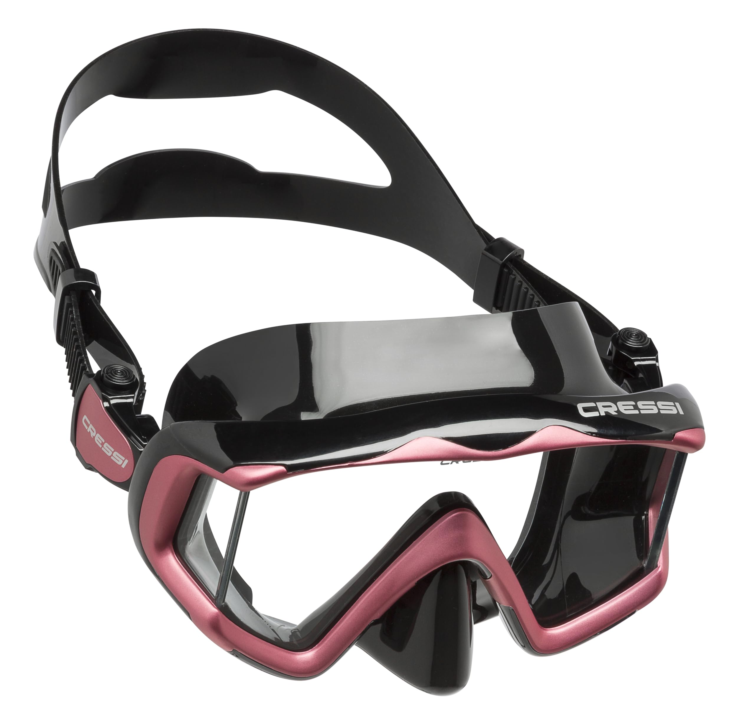 Cressi Liberty Maschera per Immersioni, Apnea e Snorkeling, Disponibile in Versione Due/Tre Vetri, Unisex Adulto