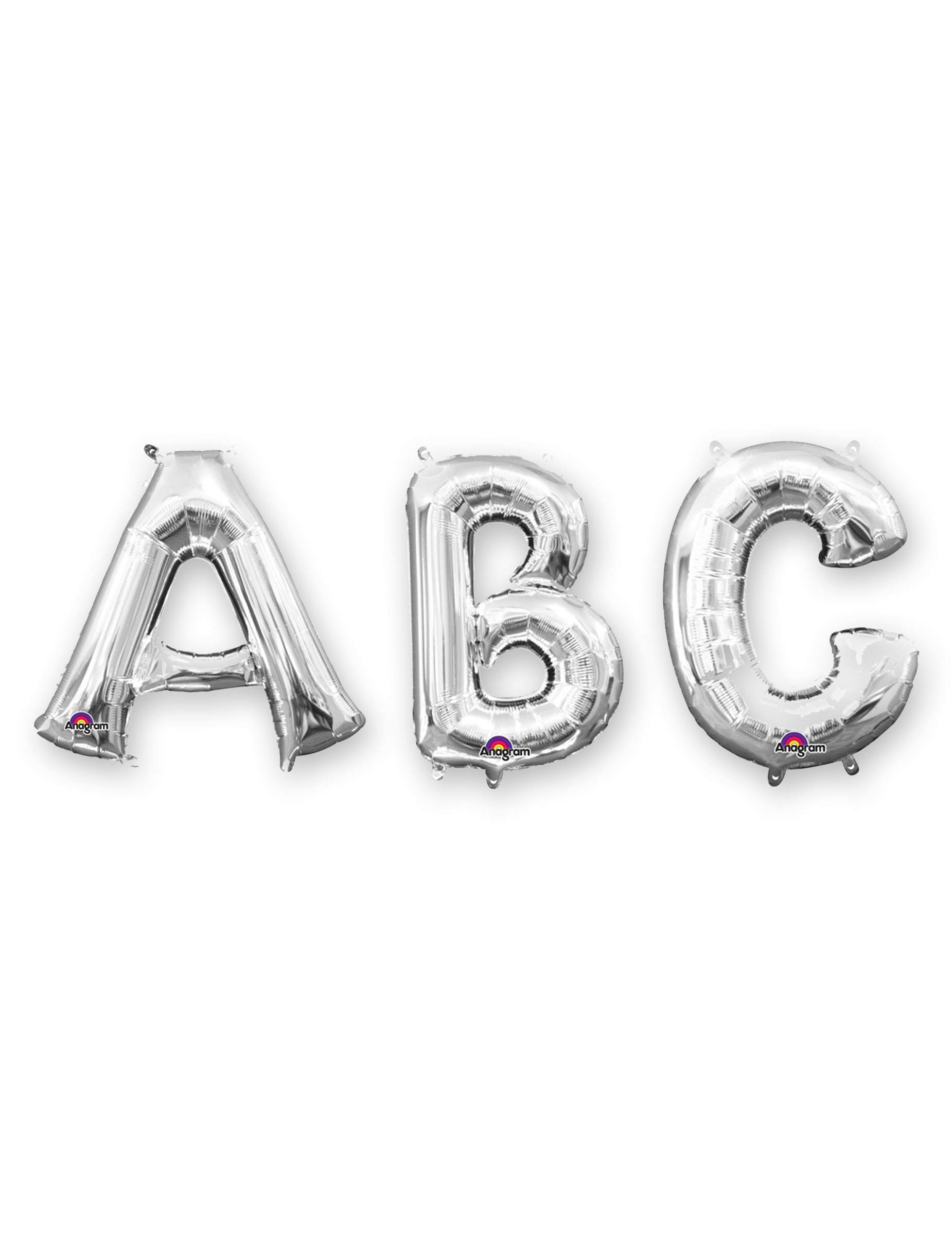 Amscan Folienballon Buchstabe S – Silber, 53x88 Cm, Für Helium Oder Luft, Ideal Für Geburtstag & Partydeko