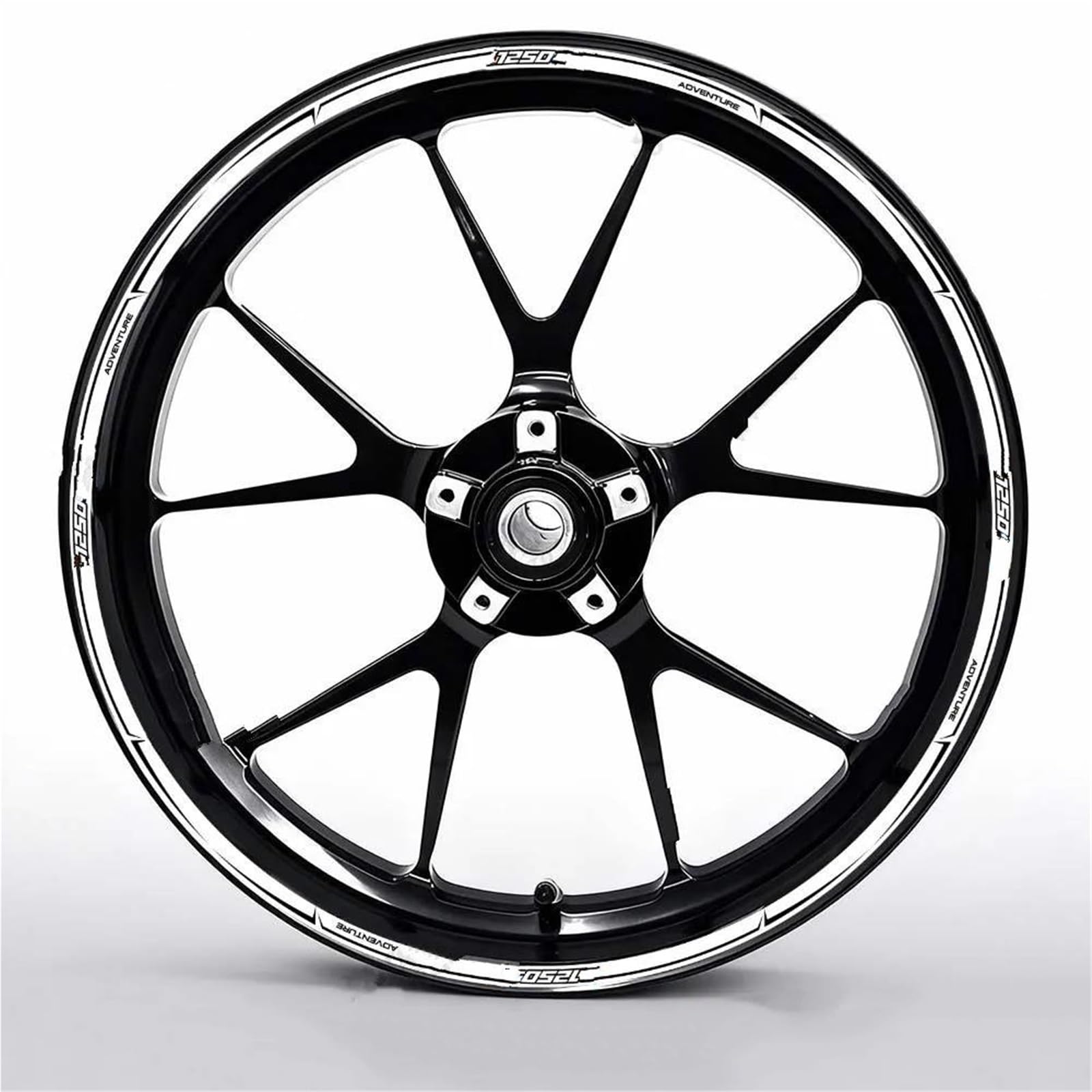 Motorcycle Reflective Wheel Stripe Sticker Set Waterproof Rim Decals for R1250GS R1250 GS R 1250 Gs(Style 2)