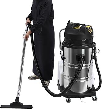 Wet & Dry Portable Carpet Cleaner, 3 In1 Stainless Steel Carpet Cleaning Machine, 110V Floor Cleaning Machine, Use for Many Places Such as Hotels, Offices, Theaters, Etc