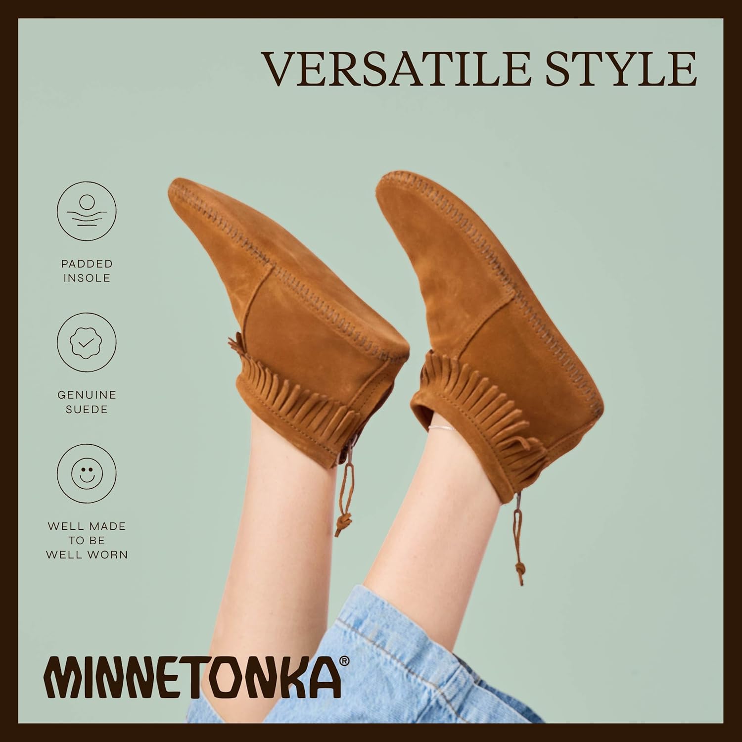 Minnetonka Women's Back-Zipper Bootie - Image 7