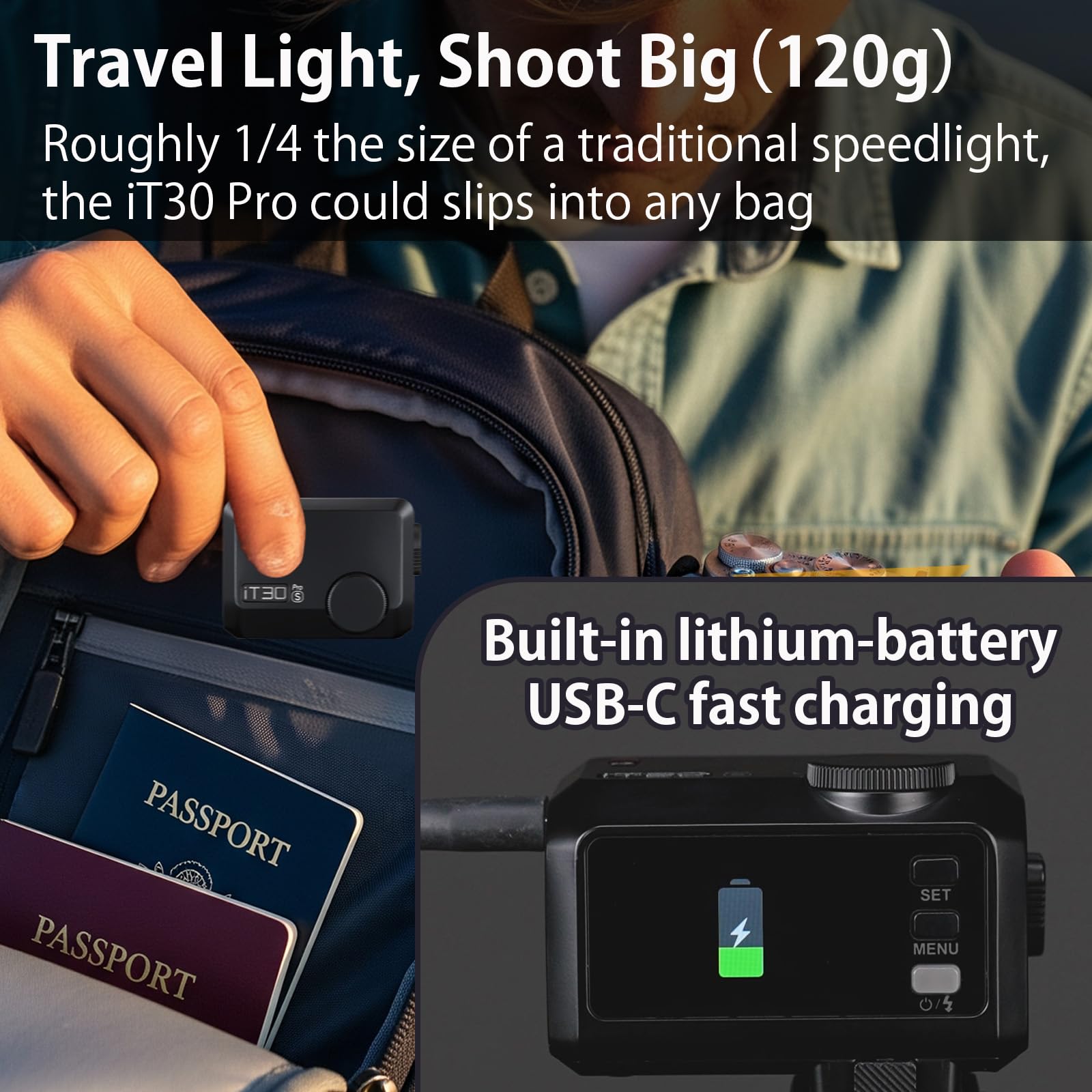 Godox IT30Pro C Speedlite TTL HSS 1/8000s do Canon EOS