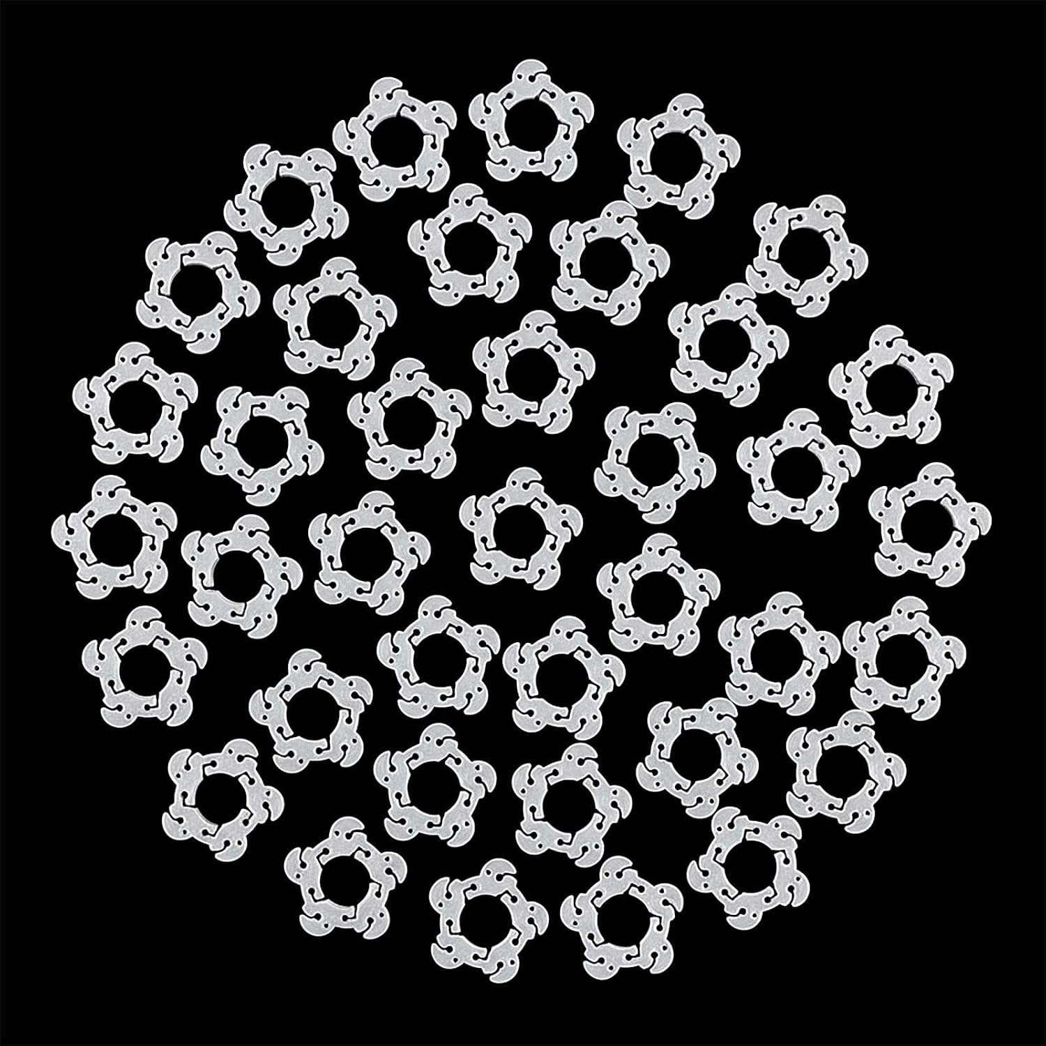 30 Pcs Balloon Clips, Plastic Flower Shaped Reusable Balloons Arch Clip Holders, Balloons Connectors Clip Holders for Party Decorations/Wedding/Birthday