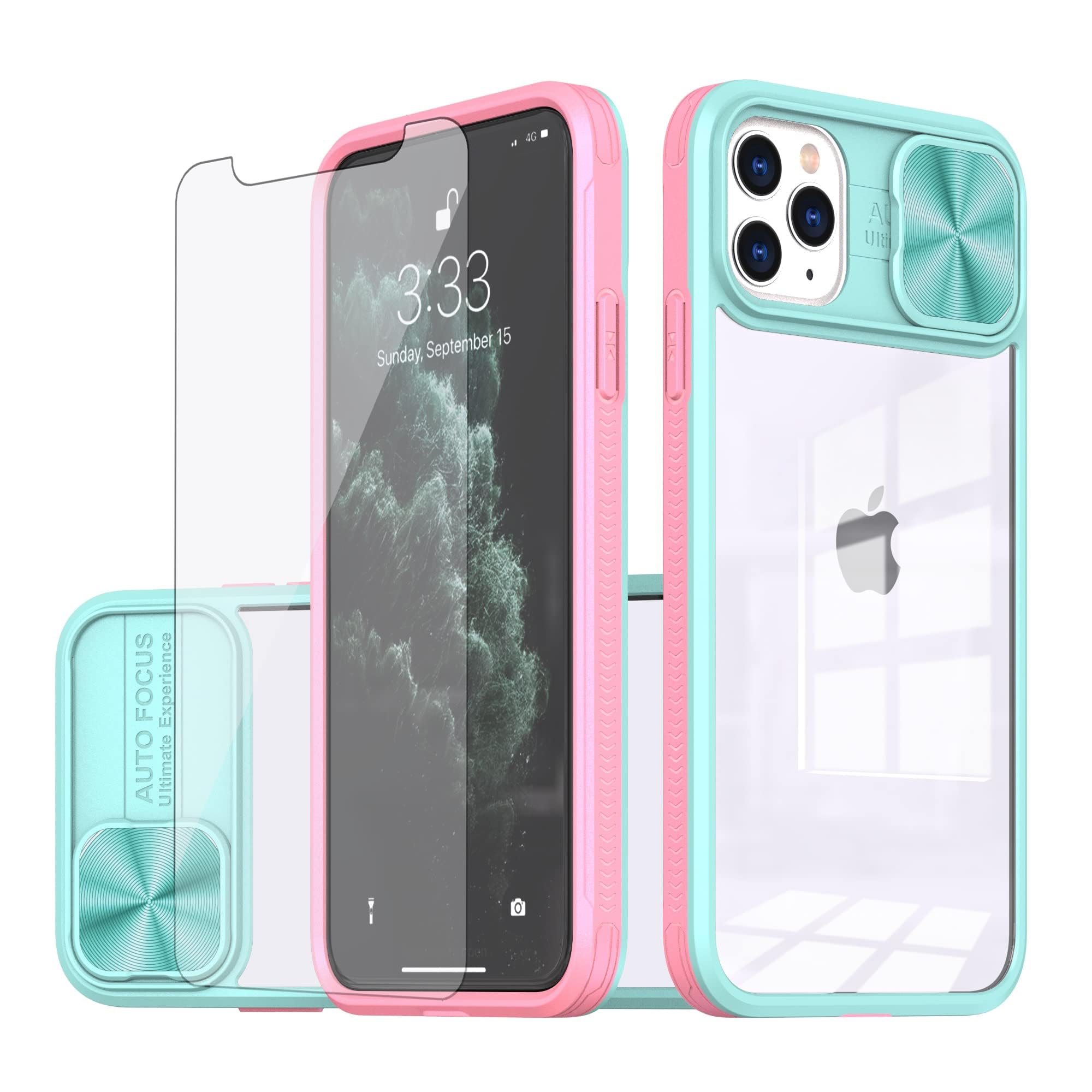 Custodia Asuwish Per IPhone 12 Pro Max Con Anello Magnetico E Vetro Temperato – Blu – Sottile E Leggera - 3