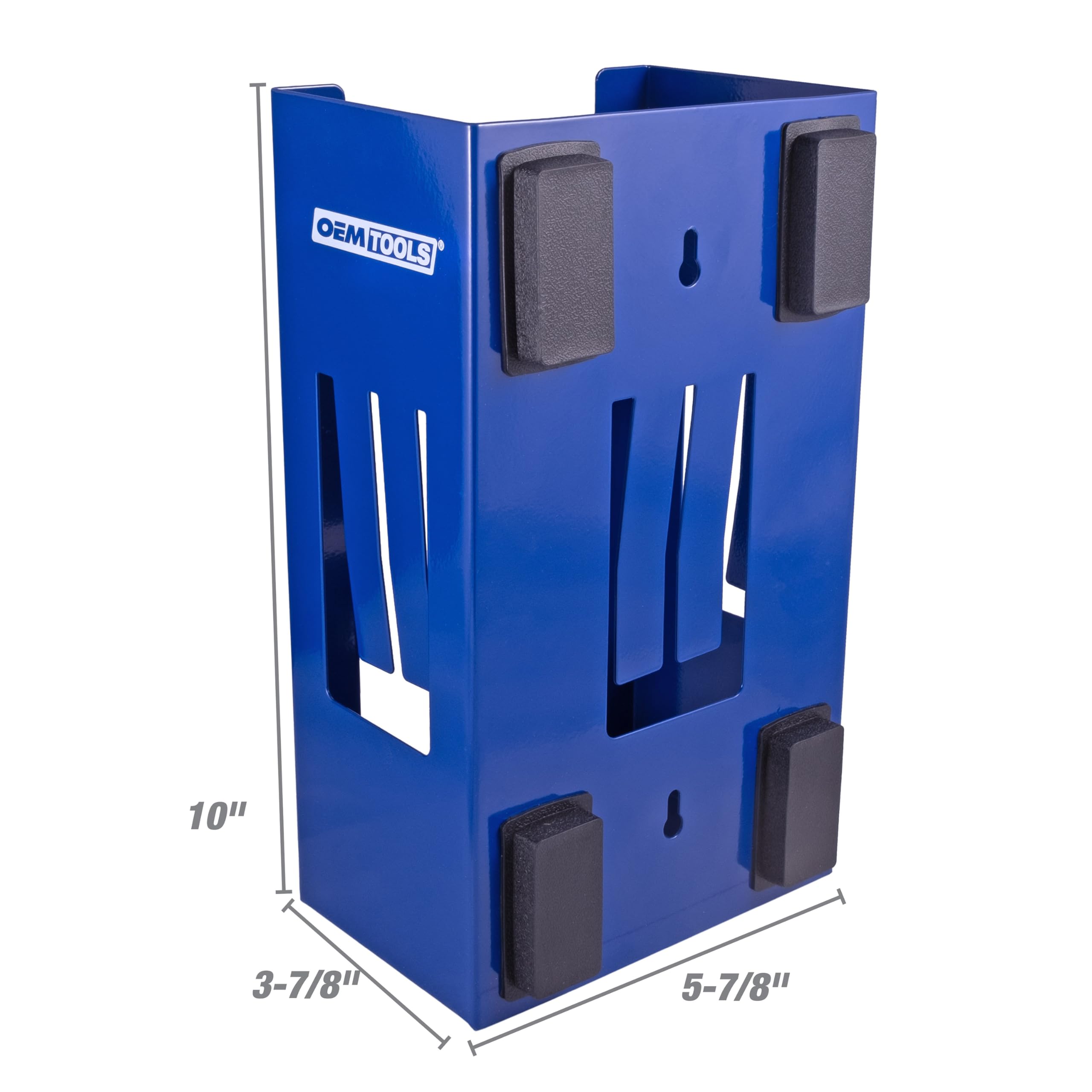 OEMTOOLS 23124 Dispensador magnético de guantes, soporte para guantes para montaje en pared, soporte magnético para guantes, soporte para guantes, lados de resorte autoajustables