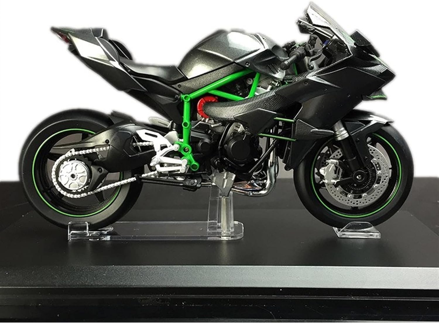 Collection for H2R H2 Alloy Model Motorcycle Birthday Gift Toys Collection 1/12(Carbon Fiber)