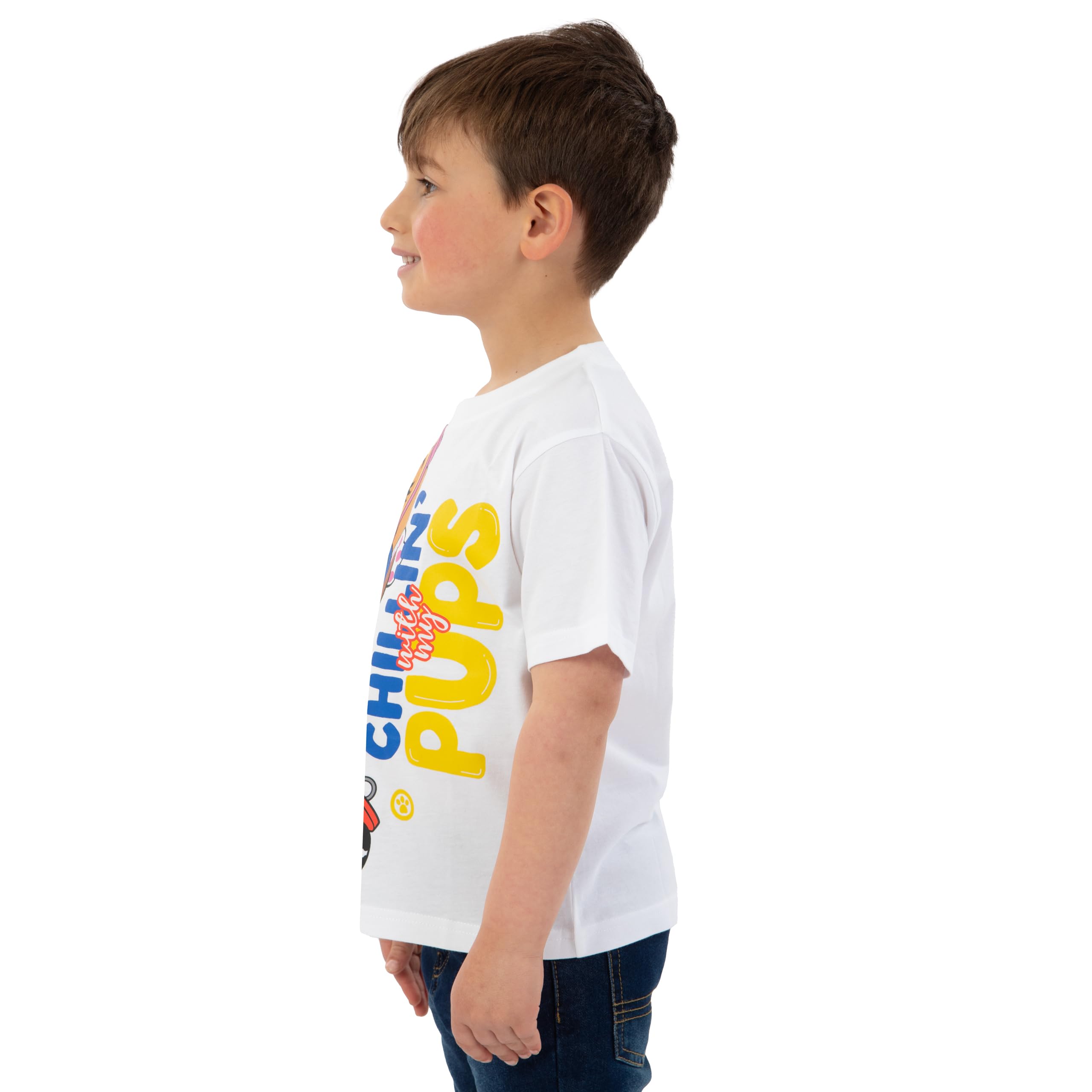 Paw Patrol T Shirt Bambino Pacco da 2, Maglietta Ragazzo Estate, Confezione da 2 Magliette Bambini, Abbigliamento Bambino Cotone