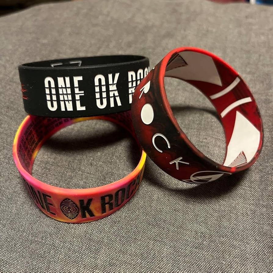 Amazon.co.jp: ☆one ok rock ワンオク ラバーバンド 3種セット