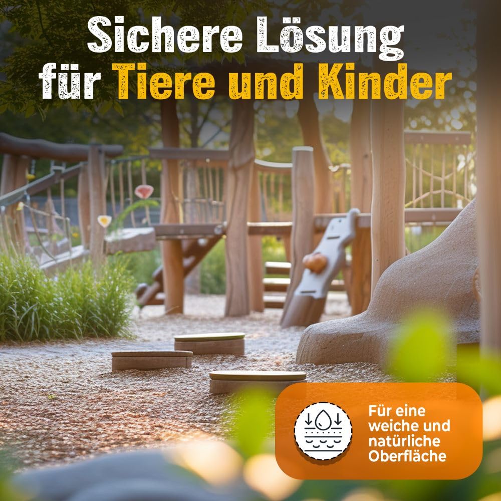 Hackschnitzel universal/gesiebt - 110 Liter (2X 55L) - Holzhackschnitzel zum Heizen sowie für Gartenprojekte & als Fallschutz Hackschnitzel - 100% Natur Holzhackschnitzel aus Stammholz