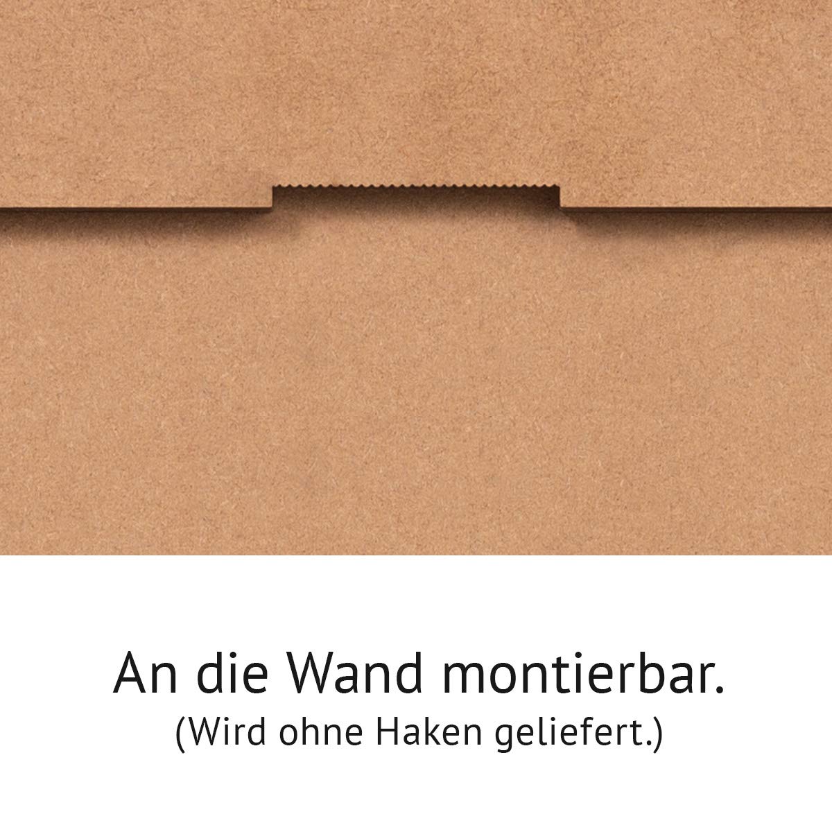 Geburtstag Gästebuch Alternative 53,5x32cm inkl. Standfuß und Holzkreise zum Einwerfen - 40 Jahre Anthrazit