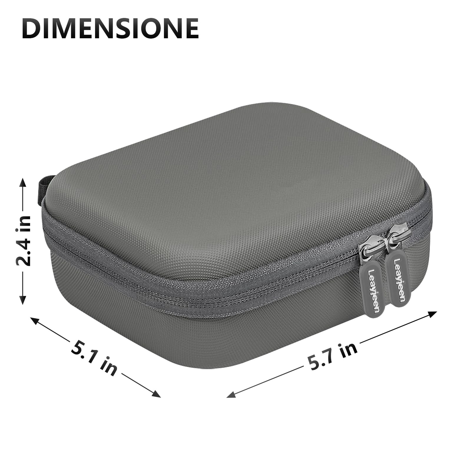 Leayjeen Custodia per Insta360 GO 3, Borsa da Viaggio per Action Camera Accessori per Insta360 GO 3, Accessori per Borse Protettive Perfetti per Sport e Attività All'Aria Aperta(Solo Custodia) Grigio