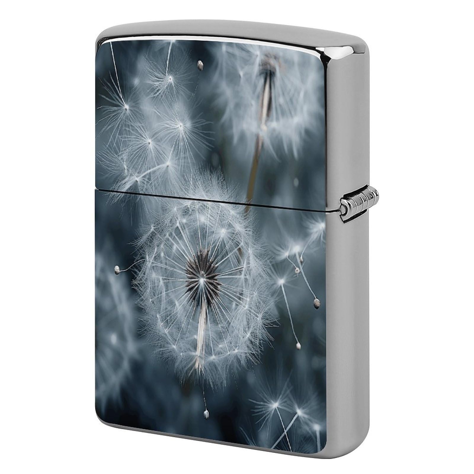 Btcowzrv Style Dandelion Seeds Pictures Metal Lighter Case Sleeve Cover Holder