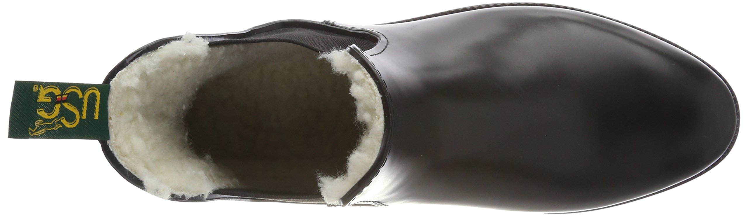 United Sportproducts Germany USG 23334 Paire de Bottes d'équitation pour l'hiver avec élastiques, Pointure 34 Noir