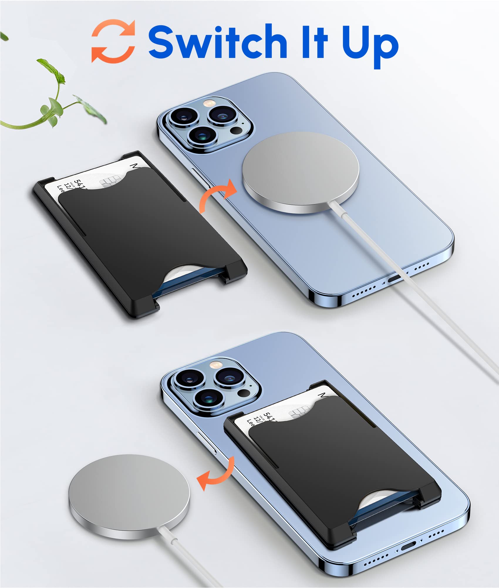 Amazon.co.jp: Shields Up for MagSafeウォレット磁気カードホルダー