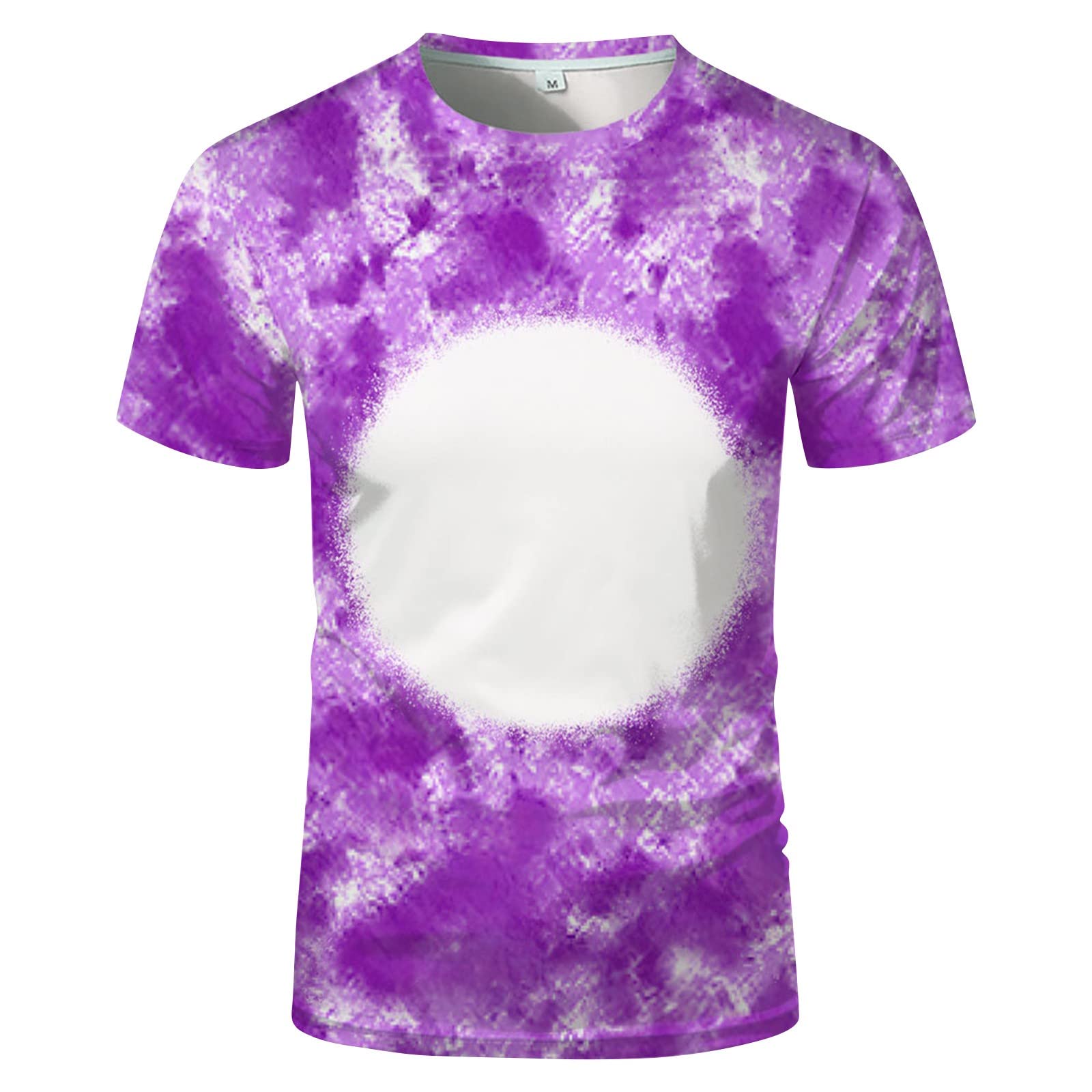 Men's Tshirts Large Blank Custom T-Shirt Heat Transfer Sublimation Short Sleeve Shirts for Men