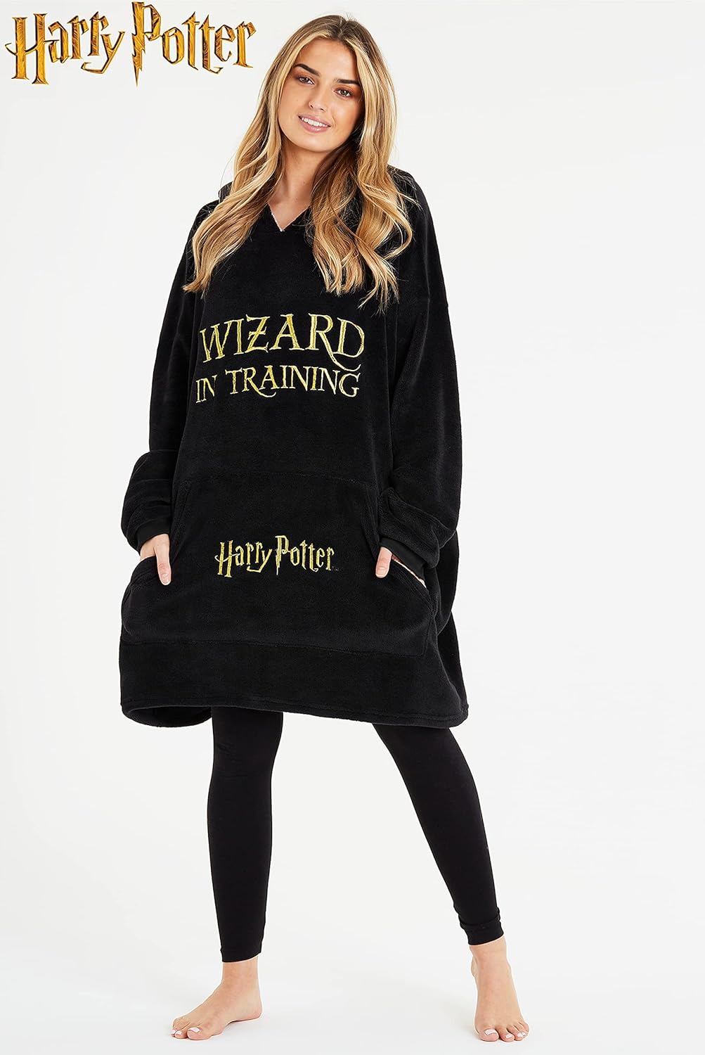 Harry Potter Oversized Blanket Hoodie Gifts for Women, Men, Adults Teens, Fleece Wearable Blanket with Hood and Pocket - Image 5