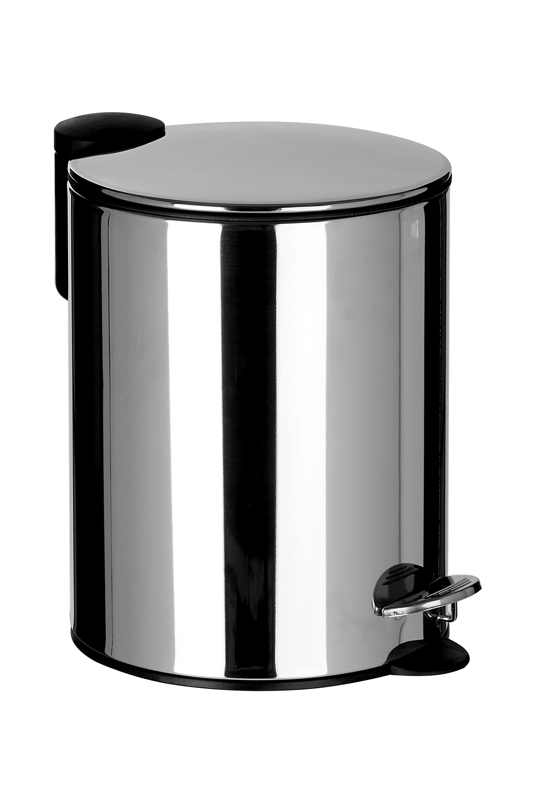 Premier Housewares Kitchen Bin, Bathroom Bin, Pedal Bin, Recycling Bin, Food Waste Bin, 5 Ltr Rubbish Bin, Waste Bin