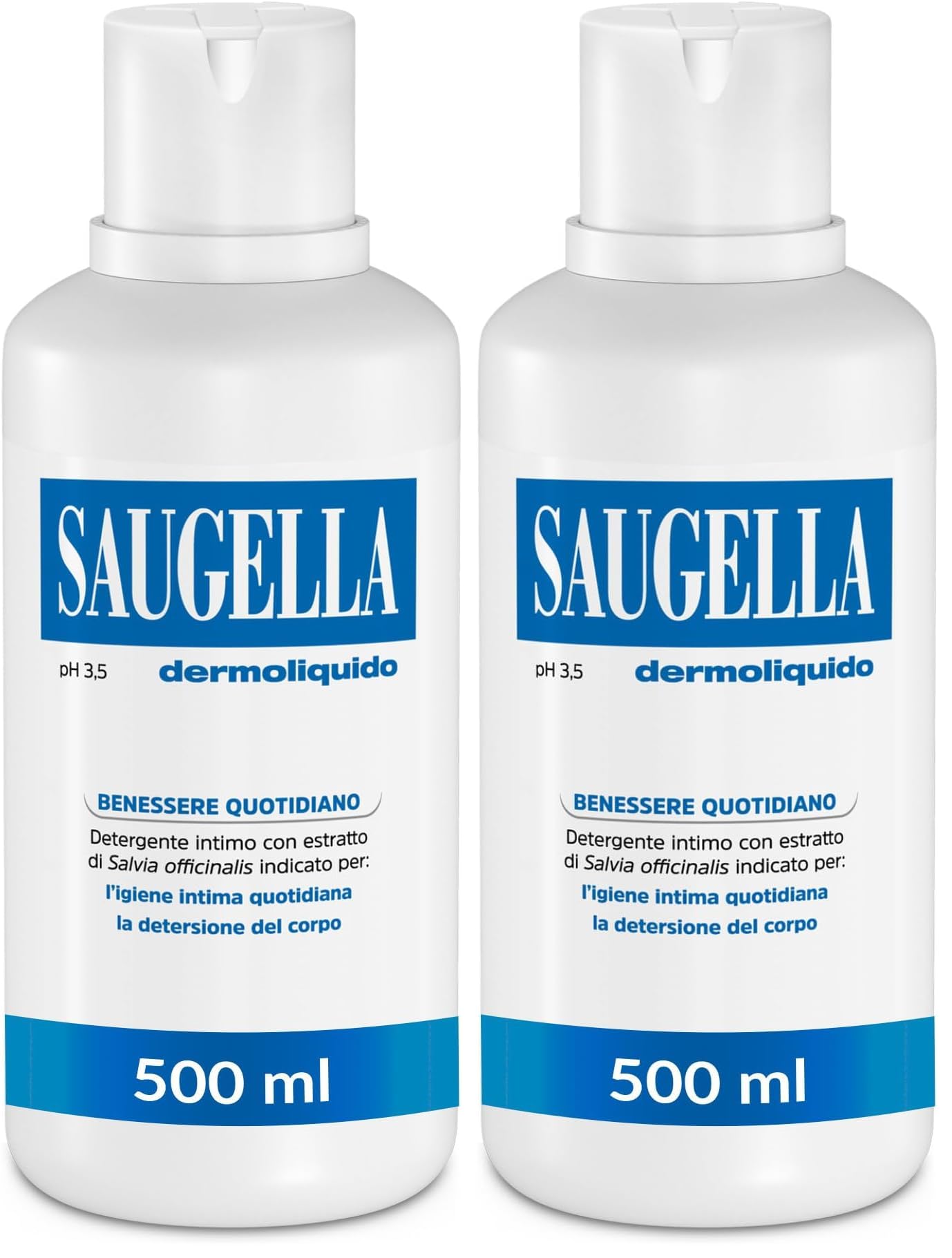 Intimpflege detergente intimo dermoliquido 500 ml (Packung mit 2)