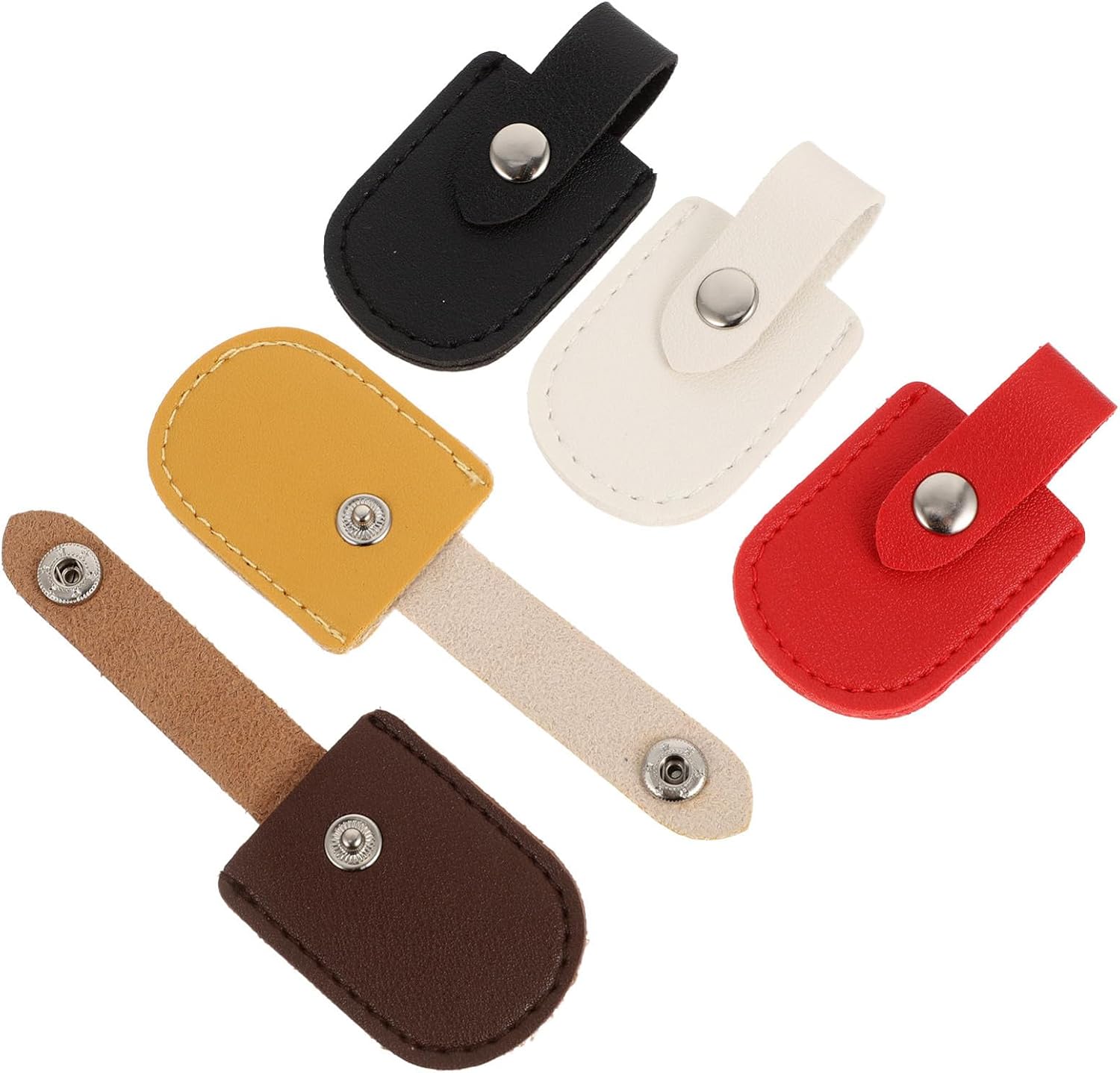 5pcs PU Cuticle Nipper Protection Covers for Manicure Tools