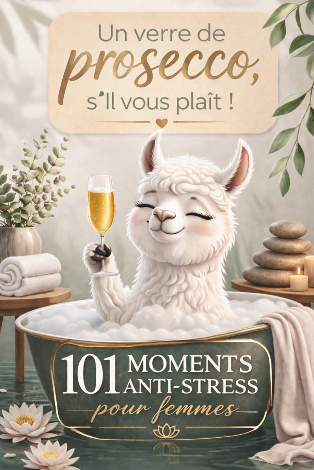 Un verre de prosecco, s’il vous plaît ! 101 moments anti-stress pour femmes: Le livre drôle pour survivre aux journées stressantes – et le cadeau parfait pour celles qui ont besoin de rire
