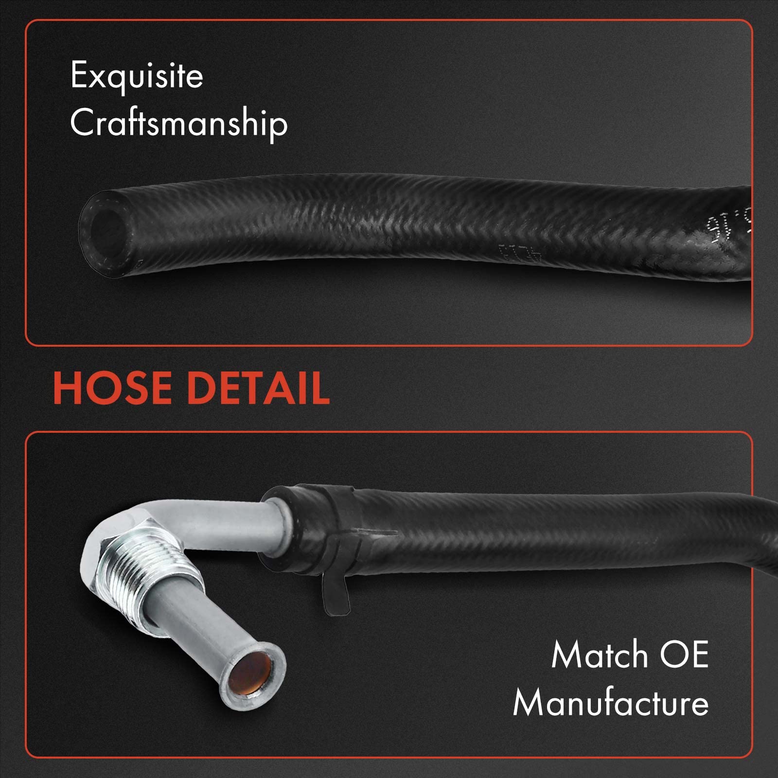 Power Steering Pressure Line Hose Assembly - Compatible With 2002 2006 Honda Cr V 2003 2004 2005