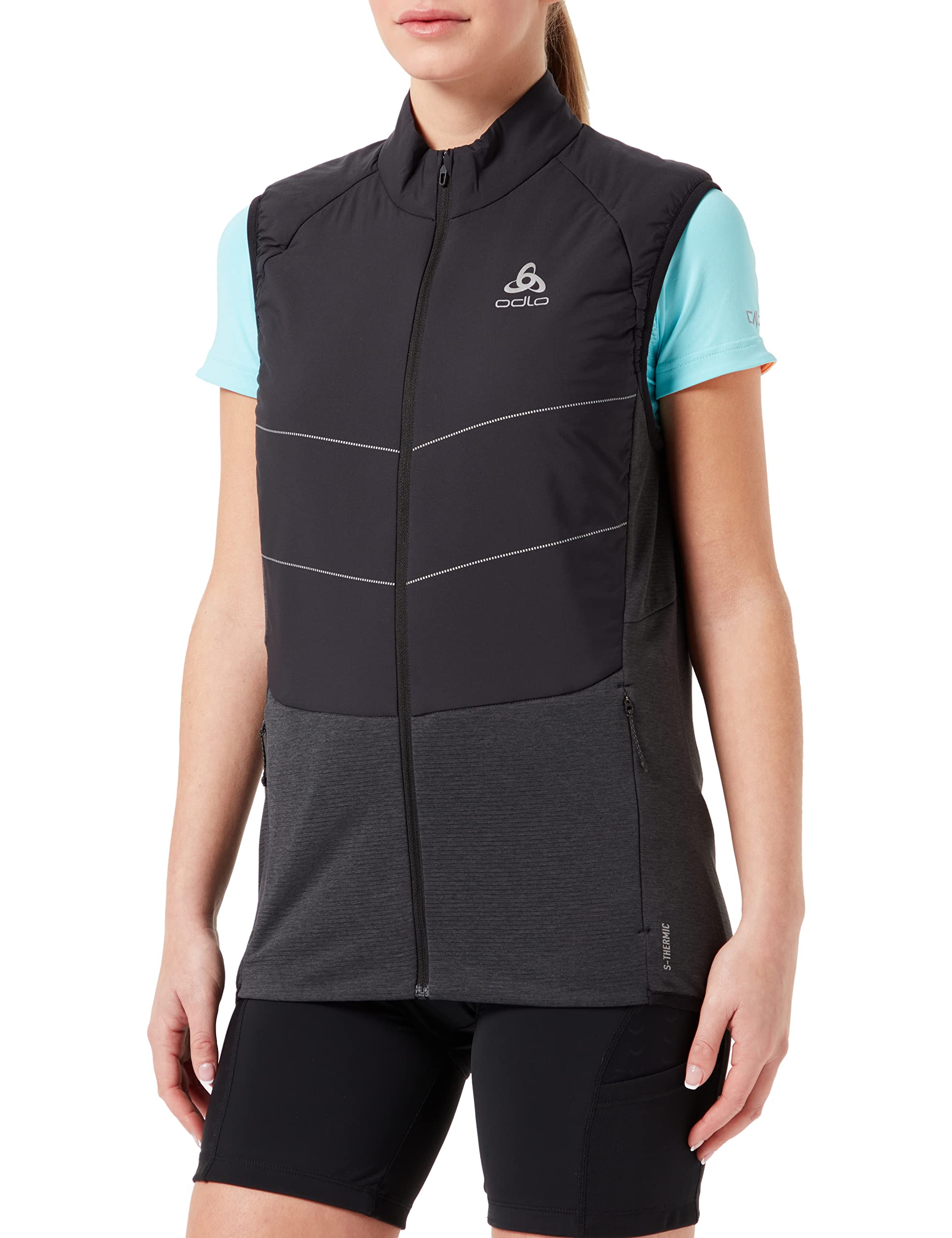 Odlo Vest Run Easy S_thermic - Black Sports vest Homme