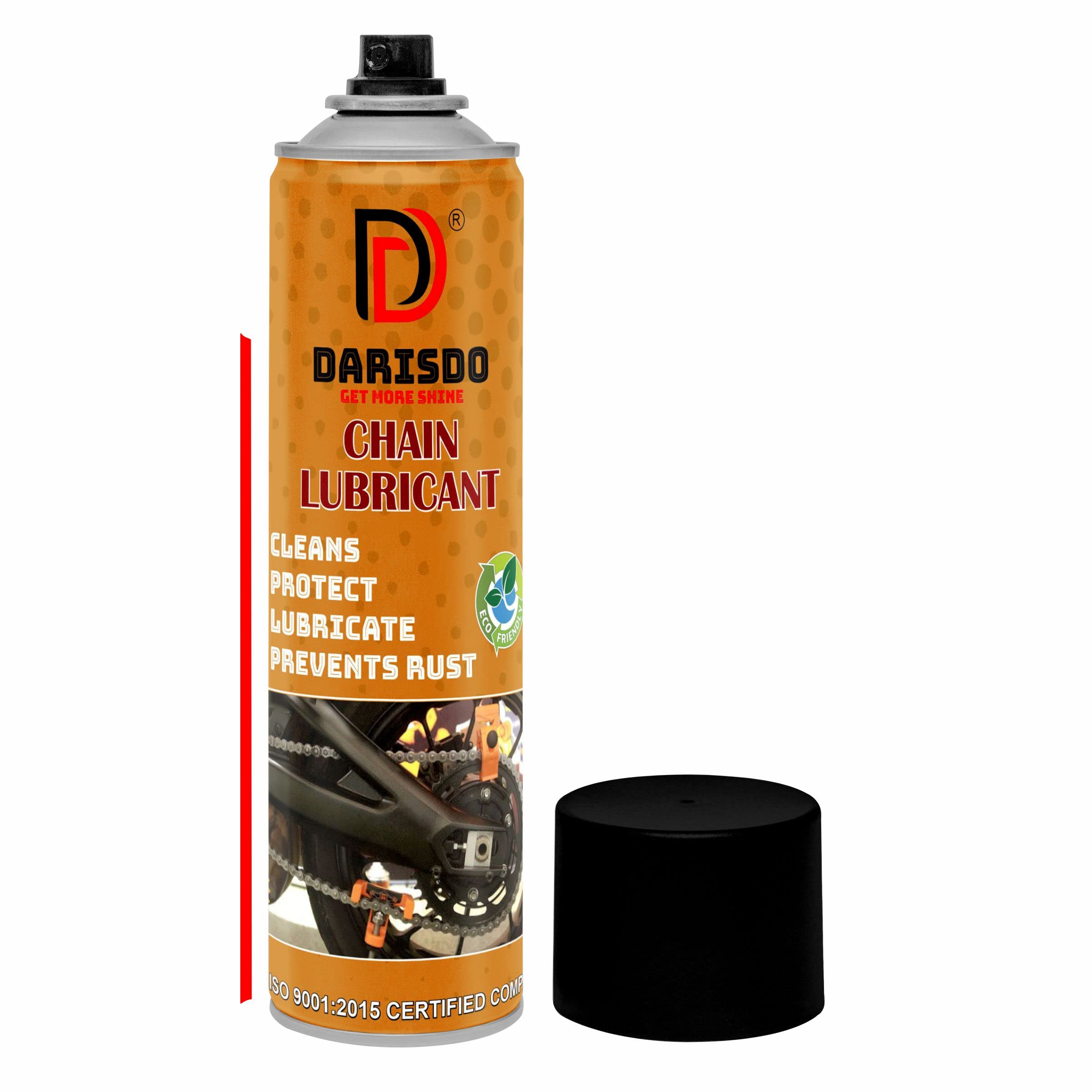 Darisdo Bike Chain Lubricant, Prevent Rust on Chains, Premium Lubricant Protects Against Wear and Corrosion (500 ml),Clear,DD-CL-500
