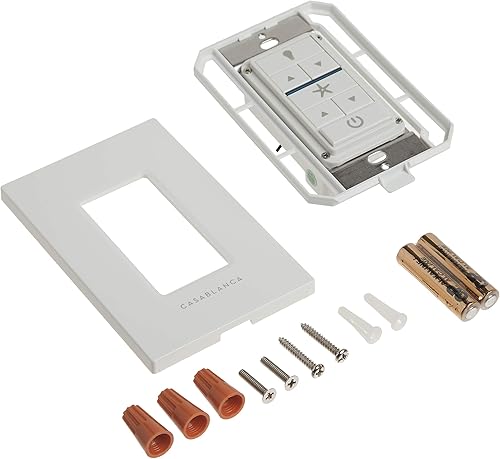 Miniatura 5 de Casablanca Fan Company 99195 control remoto para ventilador y luz de pared, color blanco