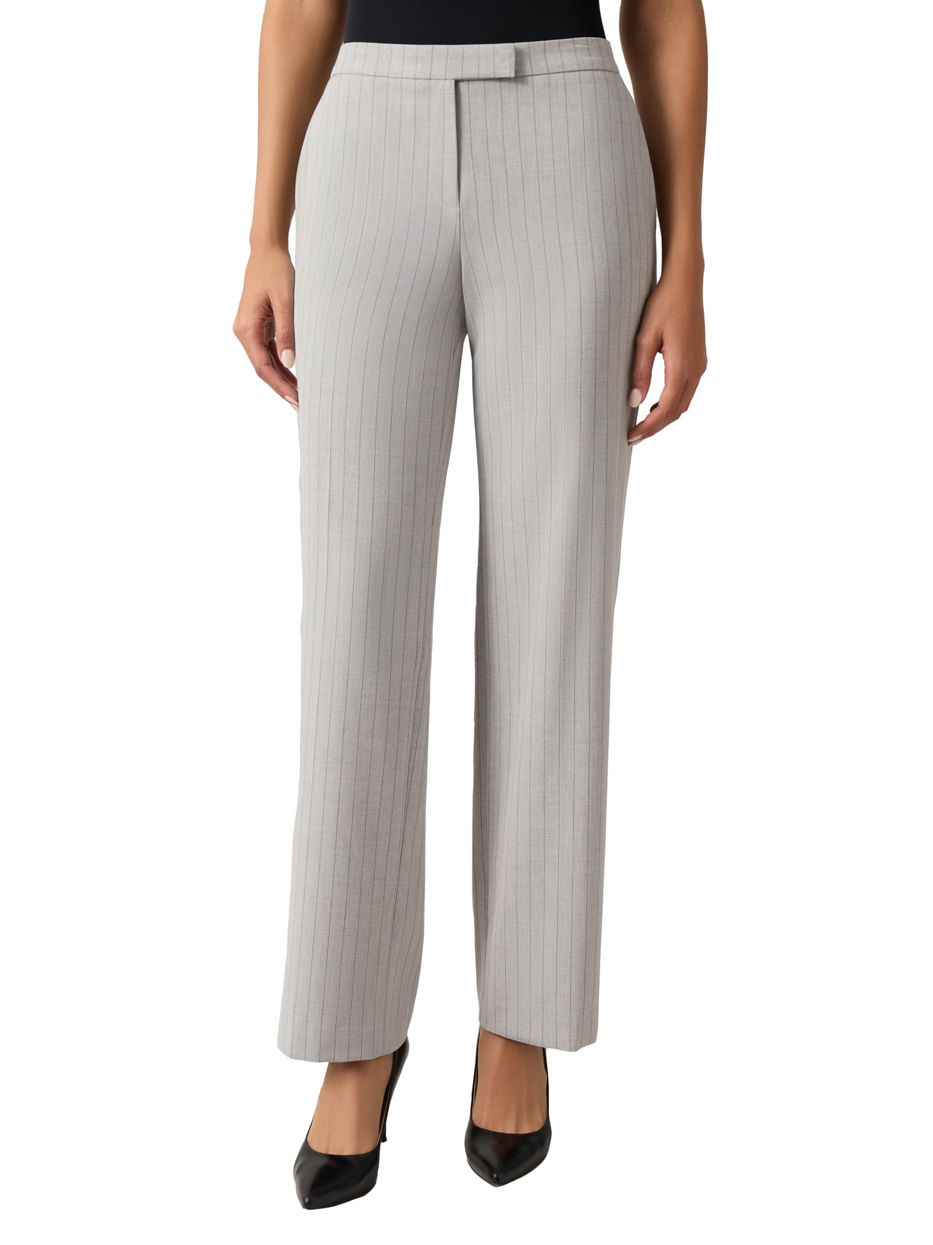 Kasper Womens Fly Front Extend Tab Trouser