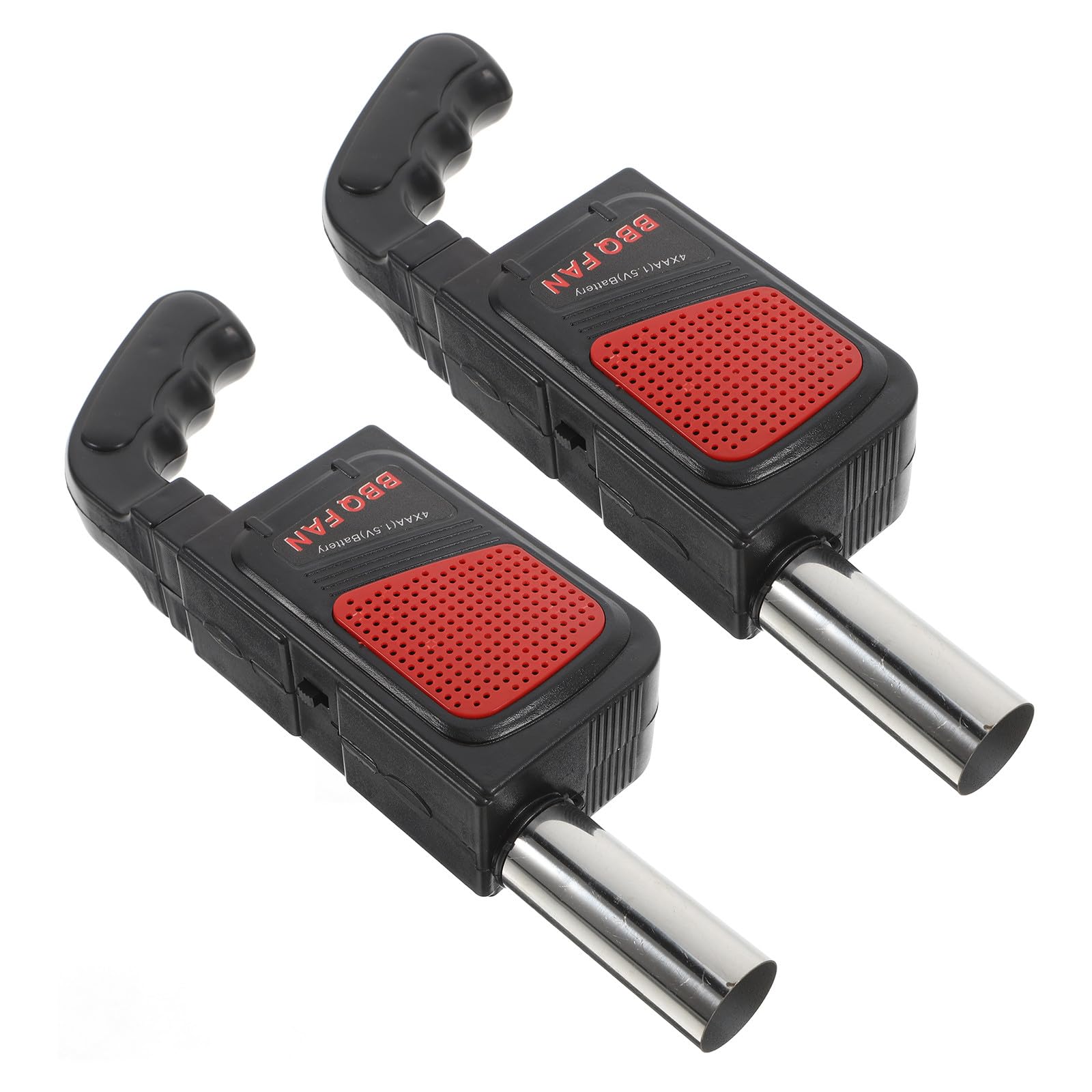Uonlytech Soffiatore da Barbecue Elettrico per 2 Pezzi Portatile in Design Abs Acciaio Inossidabile Facile Usare Cottura all Aperto e Picnic