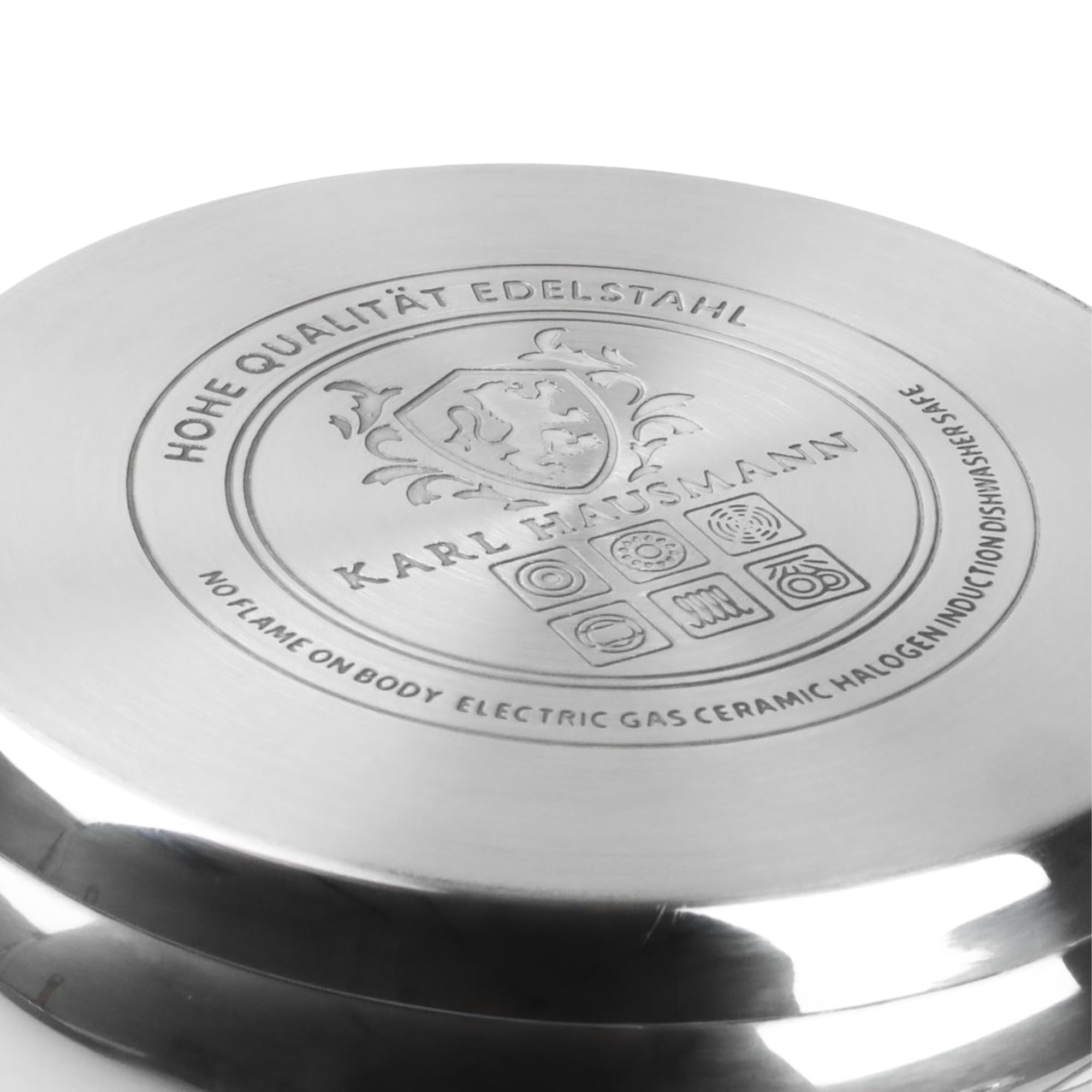 KARL HAUSMANN Vaporera 2,1L 18 cm - Olla Vapor De Acero Inoxidable Para Inducción, Vaporera Con Tapa De Vidrio Para Verduras, Pescado, Dumplings Y Patatas