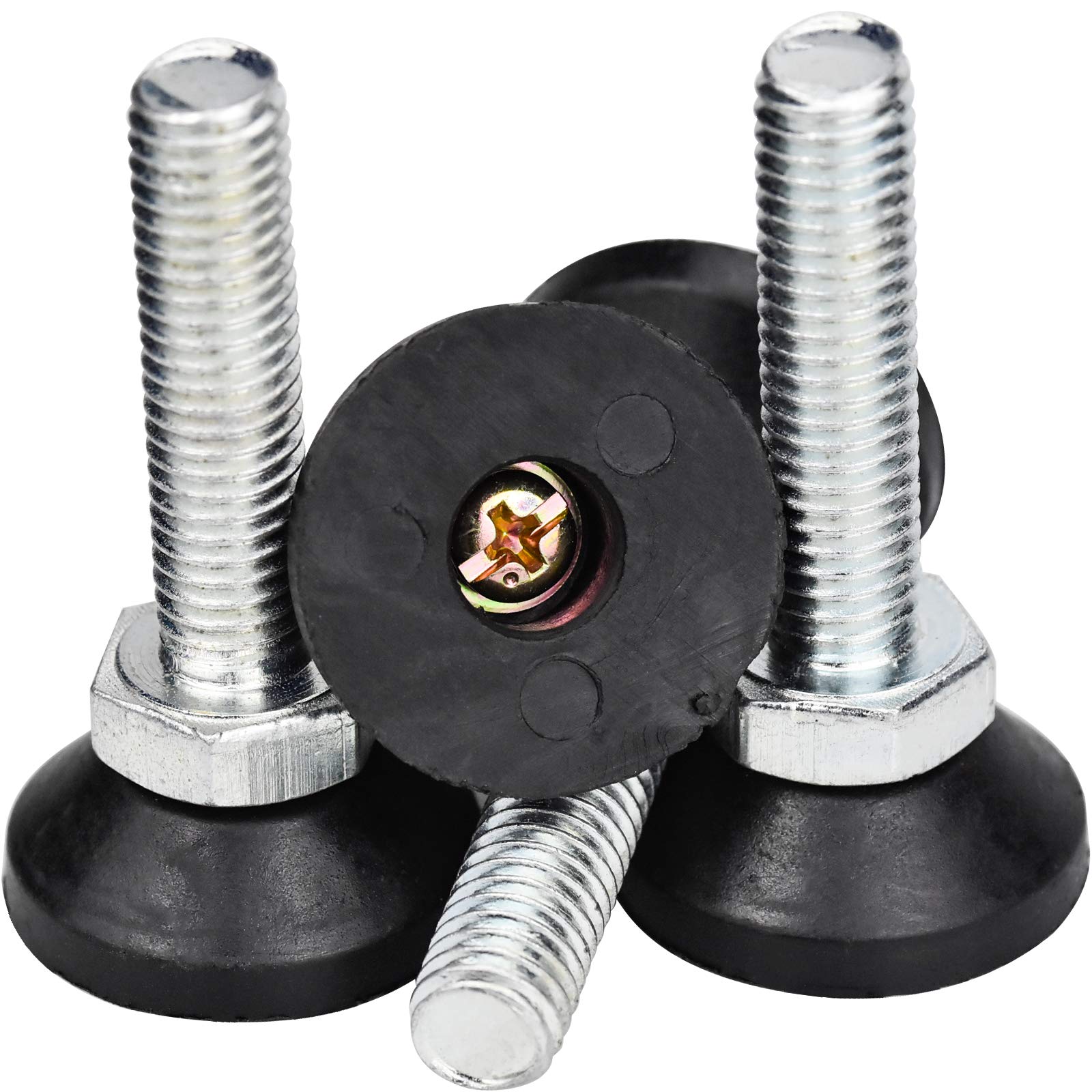 Buy 10Pcs Furniture Levelers Feet M10 x 40mm Threaded Adjustable Table