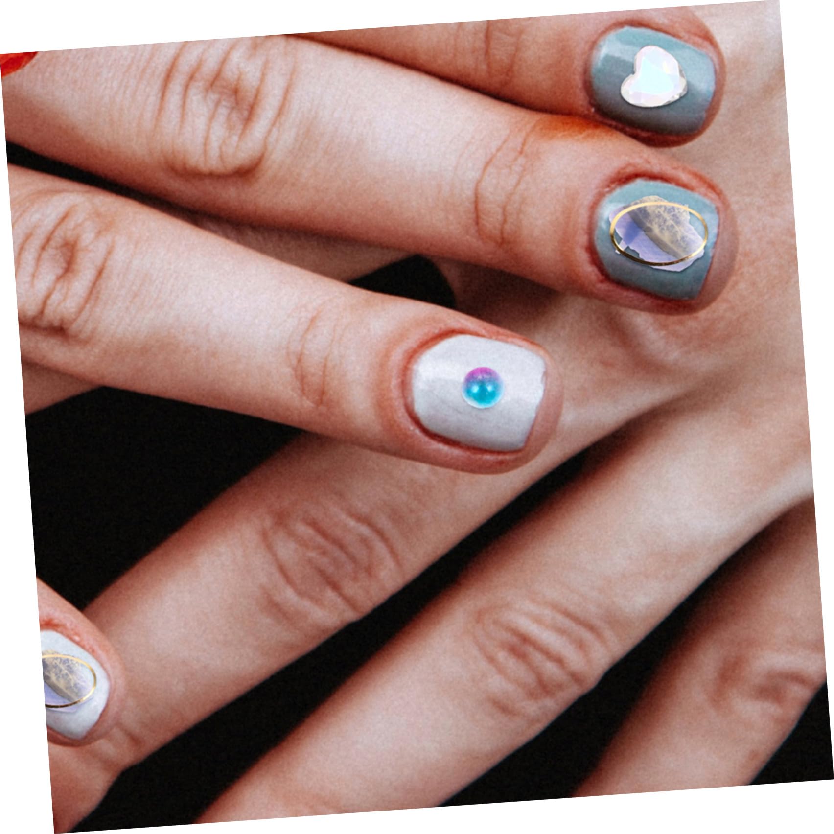 minkissy 3sets Decorativo Per Unghie Di Decorazioni Creative Per Nail Art Adatto Per Uso Professionale e Personale Per Occasioni Speciali e Per Amiche Amanti Del Nail Art