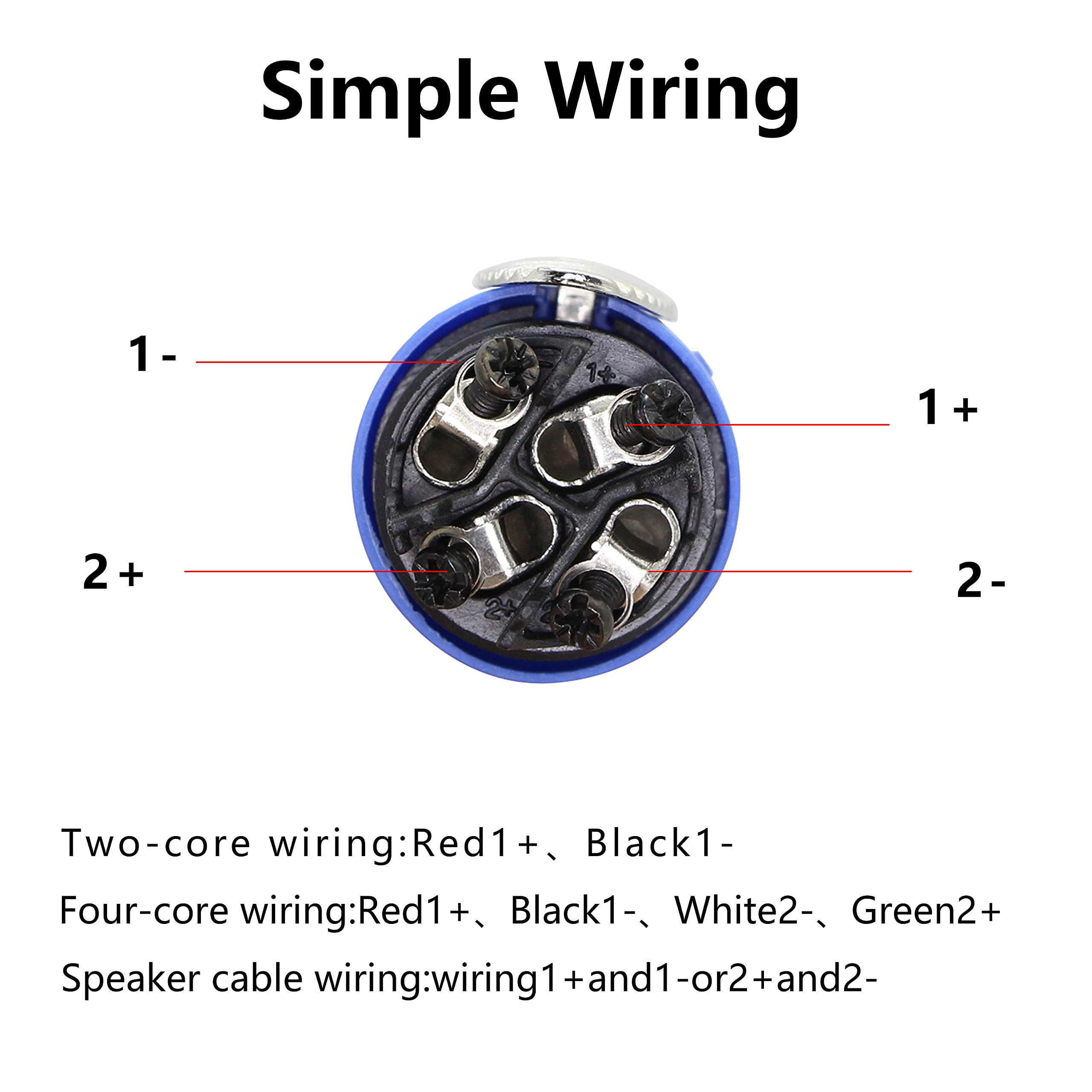 Xiatiaosann Pour Connecteur Speakon à Angle Droit Pour Neutrik Haut-parleur Câble Audio 4 Pôles Série NL4 NL2, Prise Haut-parleur 90 Degrés Mâle Femelle Prise De Montage Sur Panneau, 8 Pièces