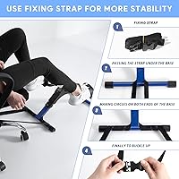 Vista 3 de Ejercitador de pedal plegable - Mini bicicleta estática con pedales para debajo de escritorio con pantalla LCD para entrenamiento de brazos