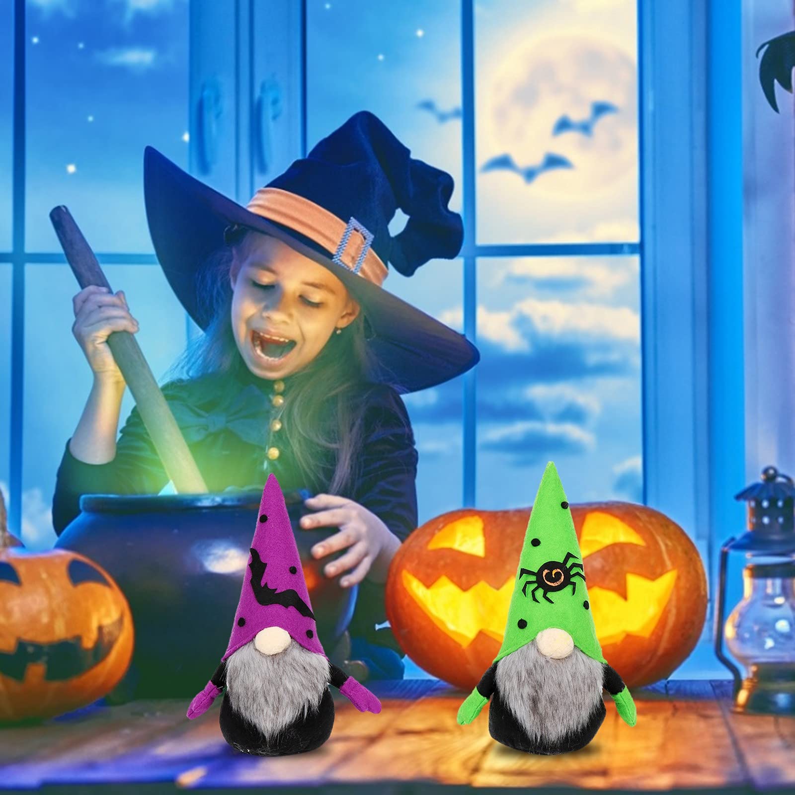 Herbst Zwerg Dekoration - Plüsch Wichtel Für Halloween & Thanksgiving