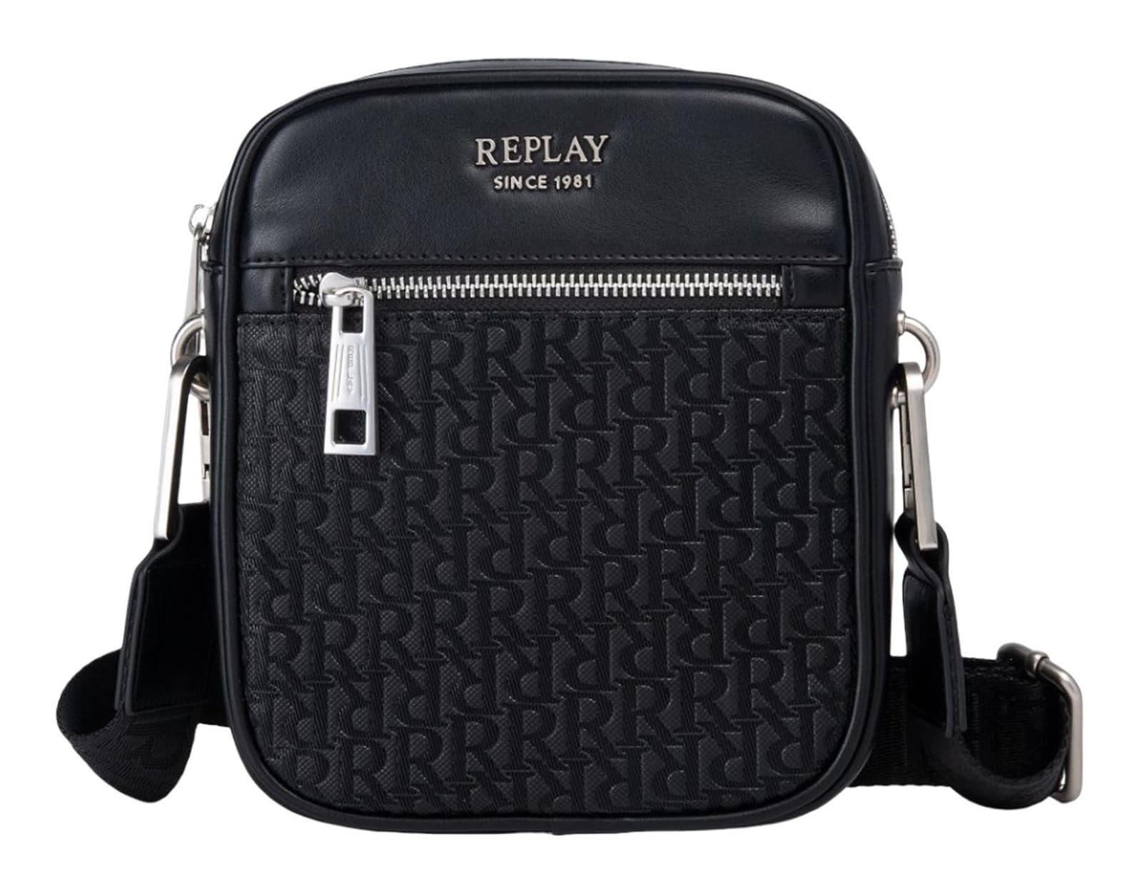 Replay Men Fm3805 Shoulder Bag, 0098 Black, Einheitsgröße