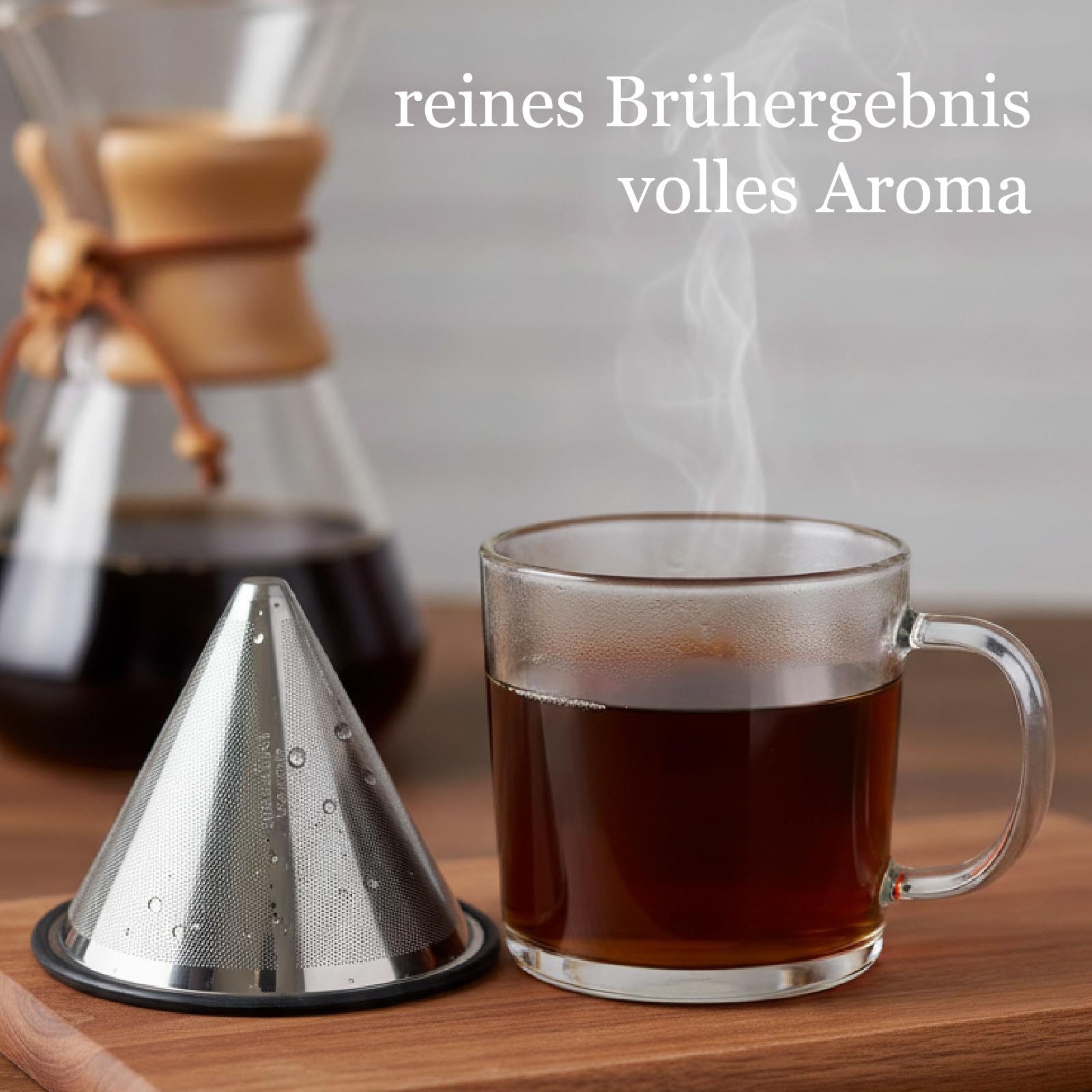 RM Pro® | 2 filtri pre-curati da 1 e 2 tazze in acciaio inossidabile (51 mm). Compatibili con macchine da caffè Cecotec Ufesa Delonghi Breville e altro ancora. Cestino per filtro caffè