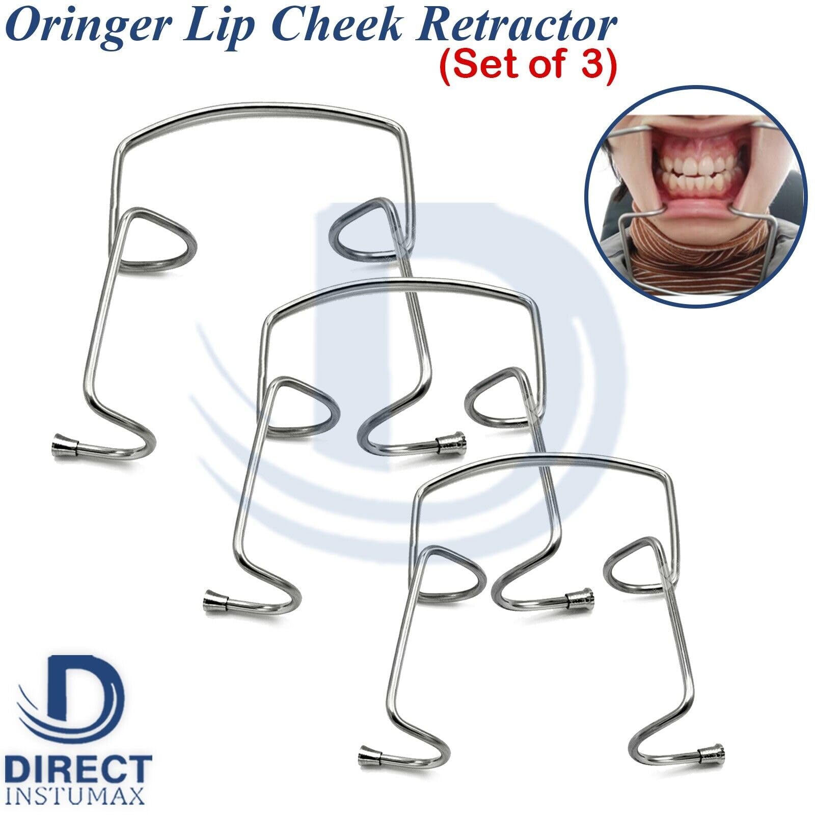 Amazon.com: INSTUMAX Set Of 3 Dental Surgical Oringer Lip-Cheek