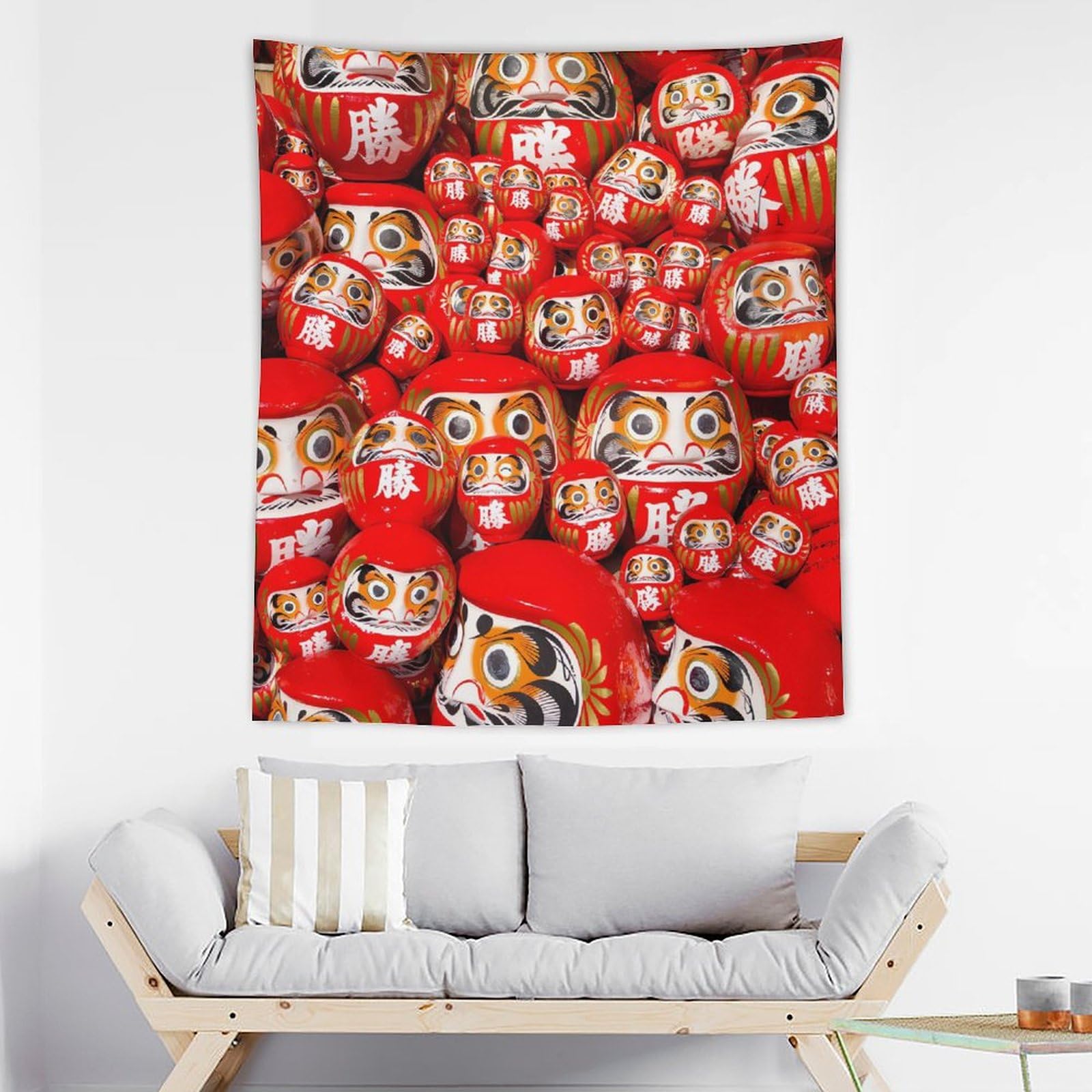 木彫り 達磨 看板 壁掛け だるま ダルマ レトロ 骨董 アンティーク