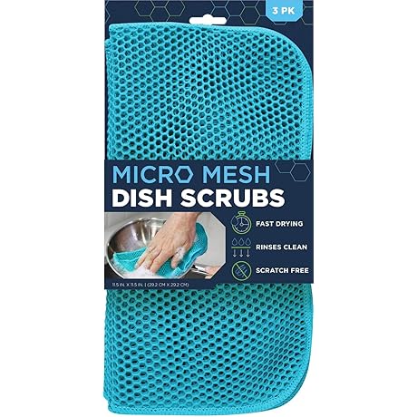 S&T INC. Mesh Dish Scrubbers: The Ultimate Dishwashing Solution