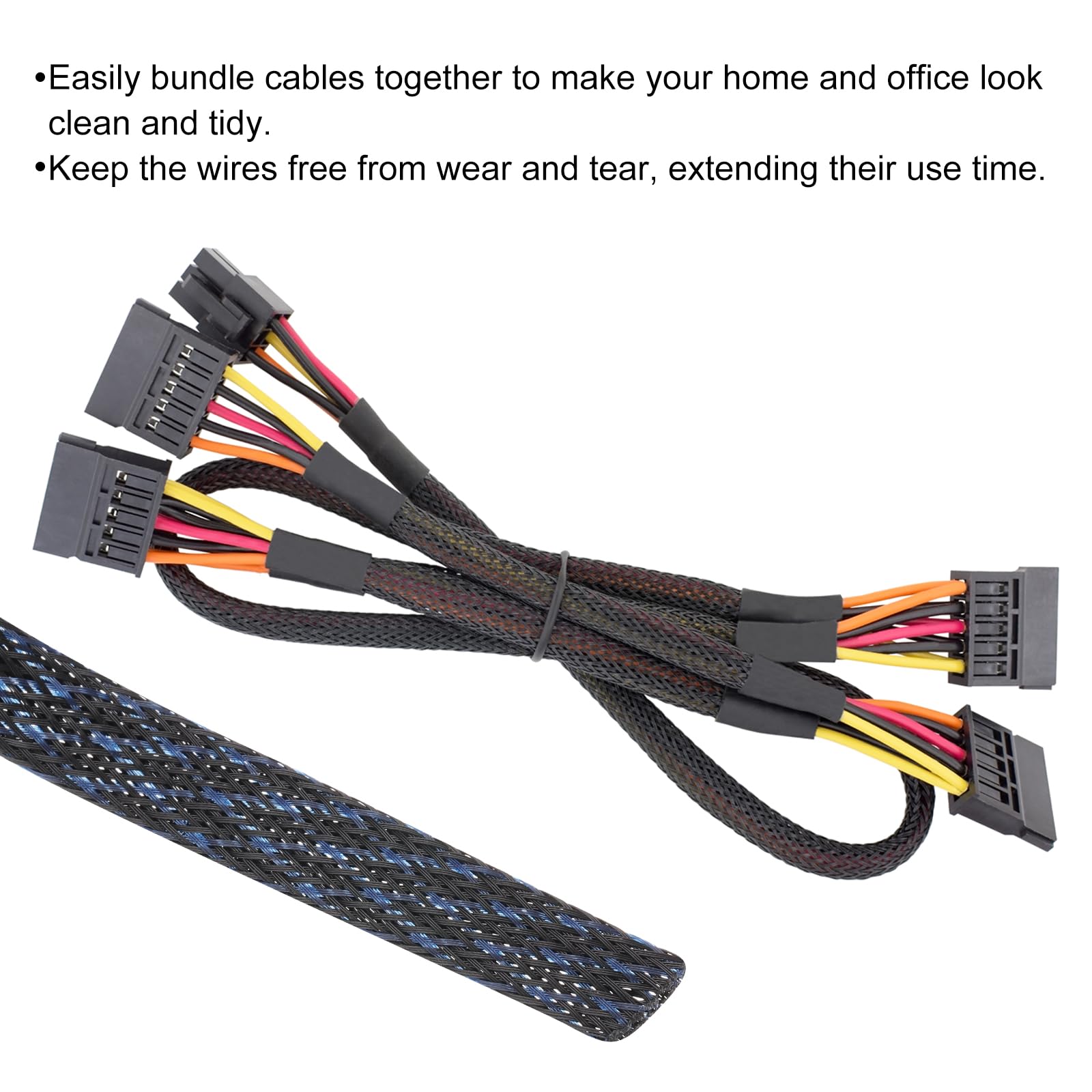 Rebower 25ft PET Expandable Wire Loom 3/8 Inch - Image 4