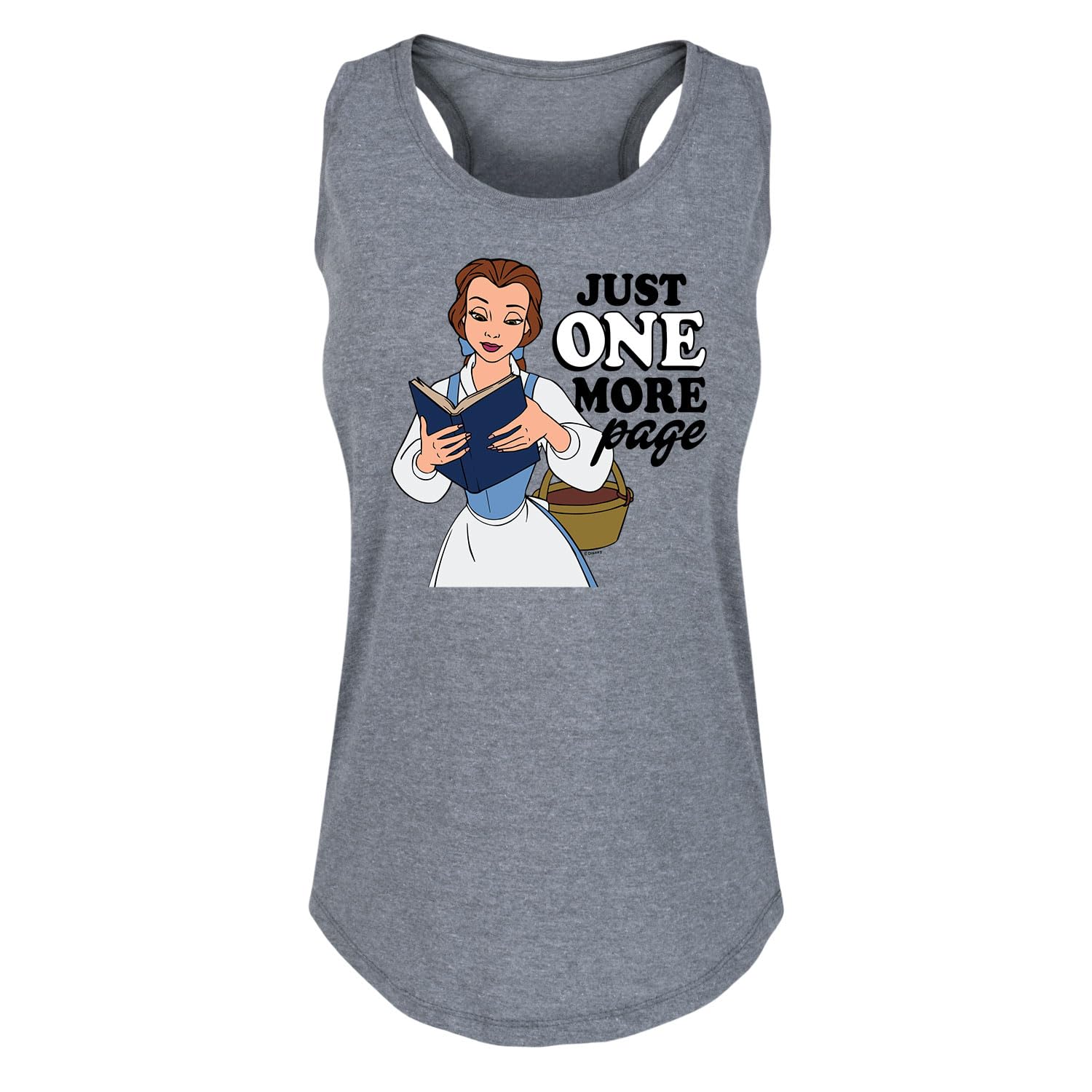 DisneyPrincess - Belle One More Page - Women's Racerback Tank Top