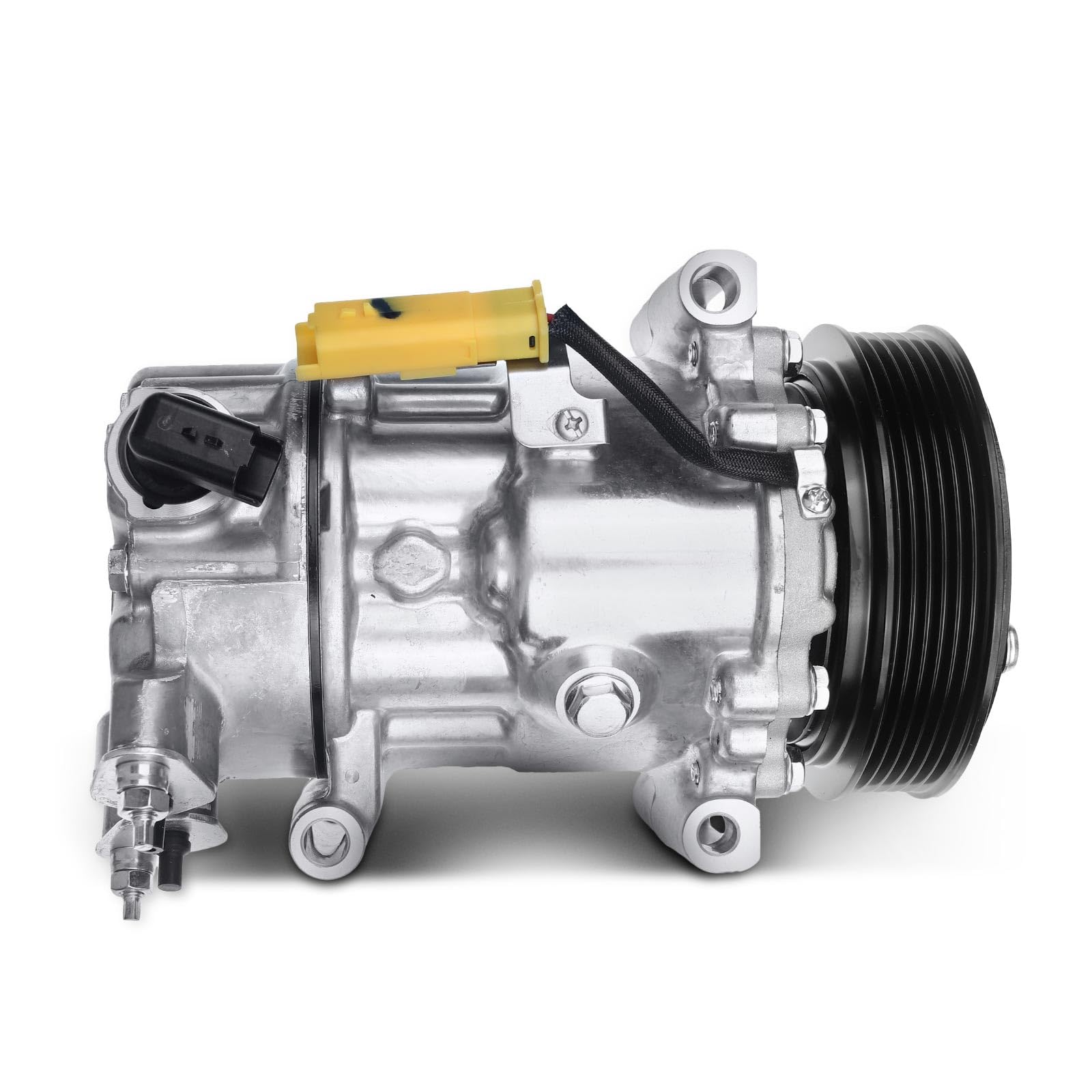 Frankberg Compresor de aire acondicionado con embrague Diesel Compatible con 207 WA WC WD WK 307 3A/C 3E 3B 3H C3 SC SH 308 4B 4A 4C 4E 4H Berlingo B9 Replace# 9670318880incl. aceite premezclado