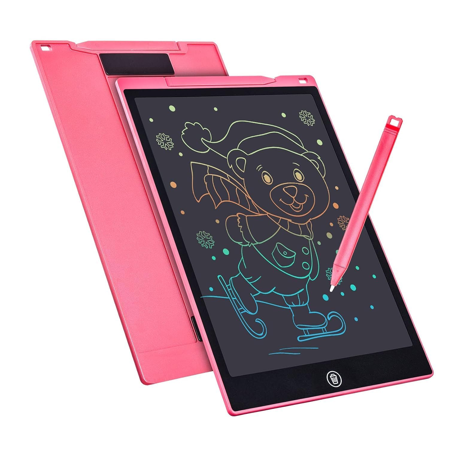 LCD Writing Tablet 12 INCH (Multicolour) Pack of -1-picture-38