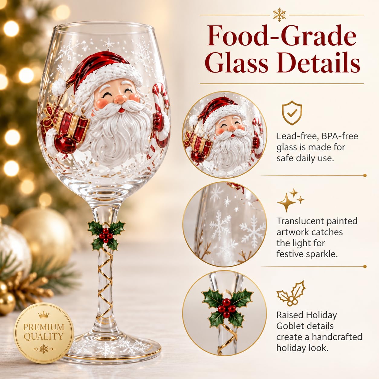 Set confezione regalo collezione calici da vino, 6 pezzi