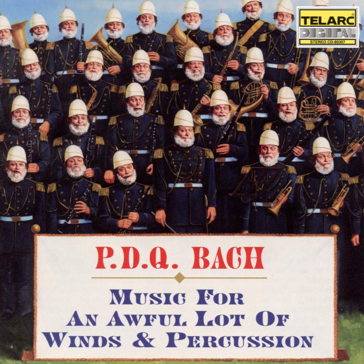 P.D.Q. Bach: Music for an Awful Lot of Winds & Percussion [Audio CD] Schickele, P. (P.D.Q. Bach) and Peter Schickele