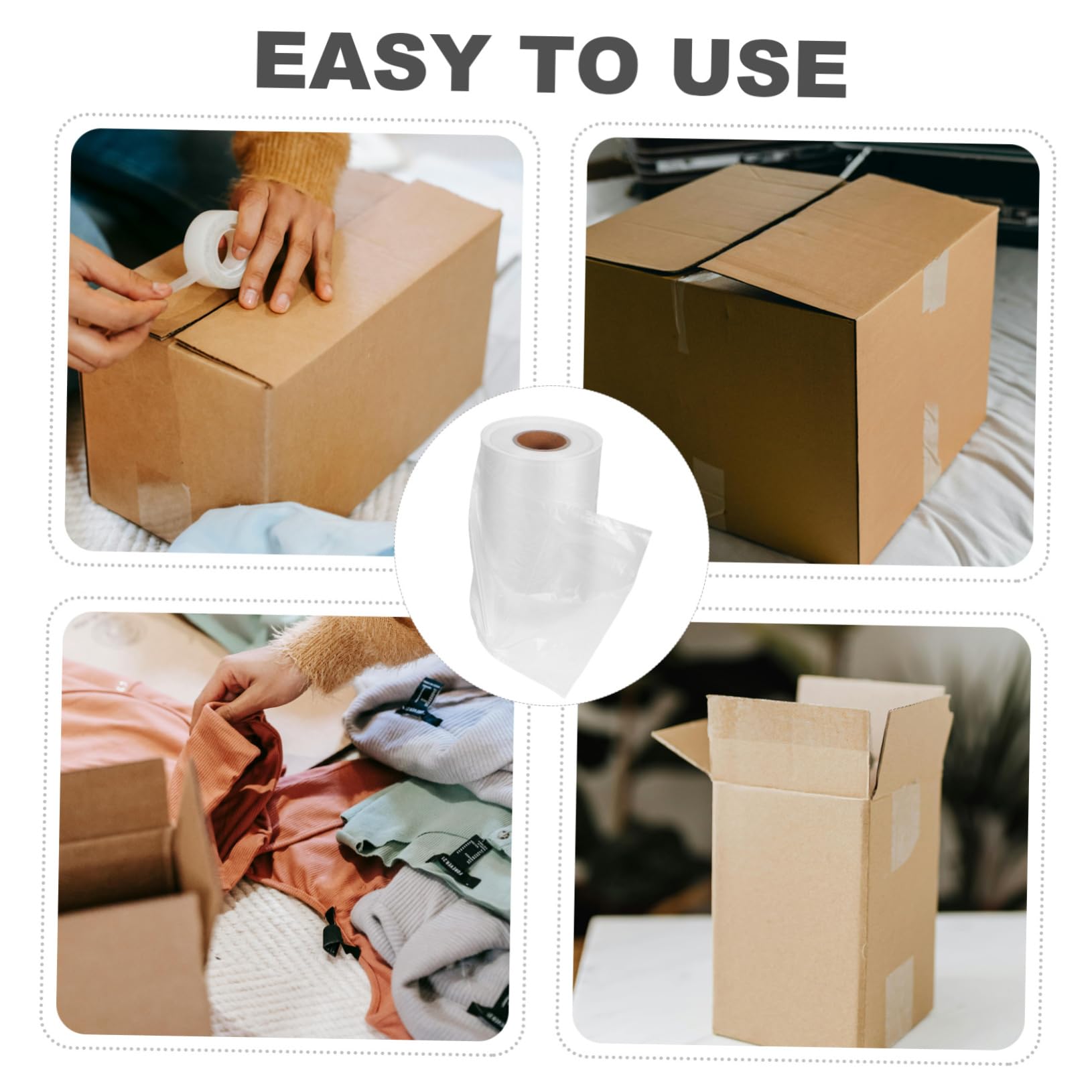 TOPBATHY Sacs Emballage Gonflables Coussins à Bulles Indépendants pour Protection Expédition Film Léger pour Électronique et Objets Fragiles